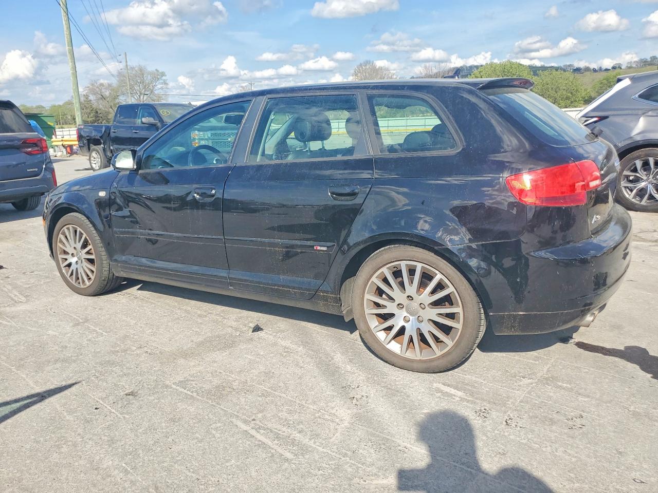 2007 Audi A3 2 Black vin: WAUHF78P87A033857