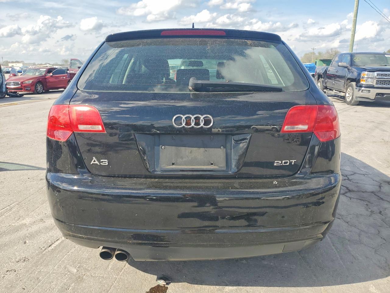 2007 Audi A3 2 Black vin: WAUHF78P87A033857