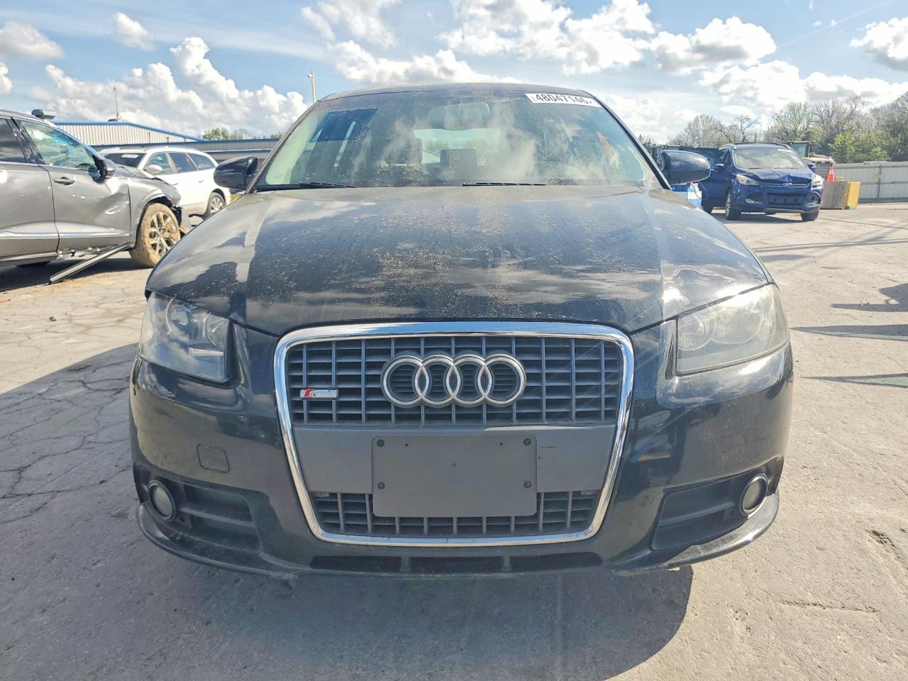 2007 Audi A3 2 Black vin: WAUHF78P87A033857