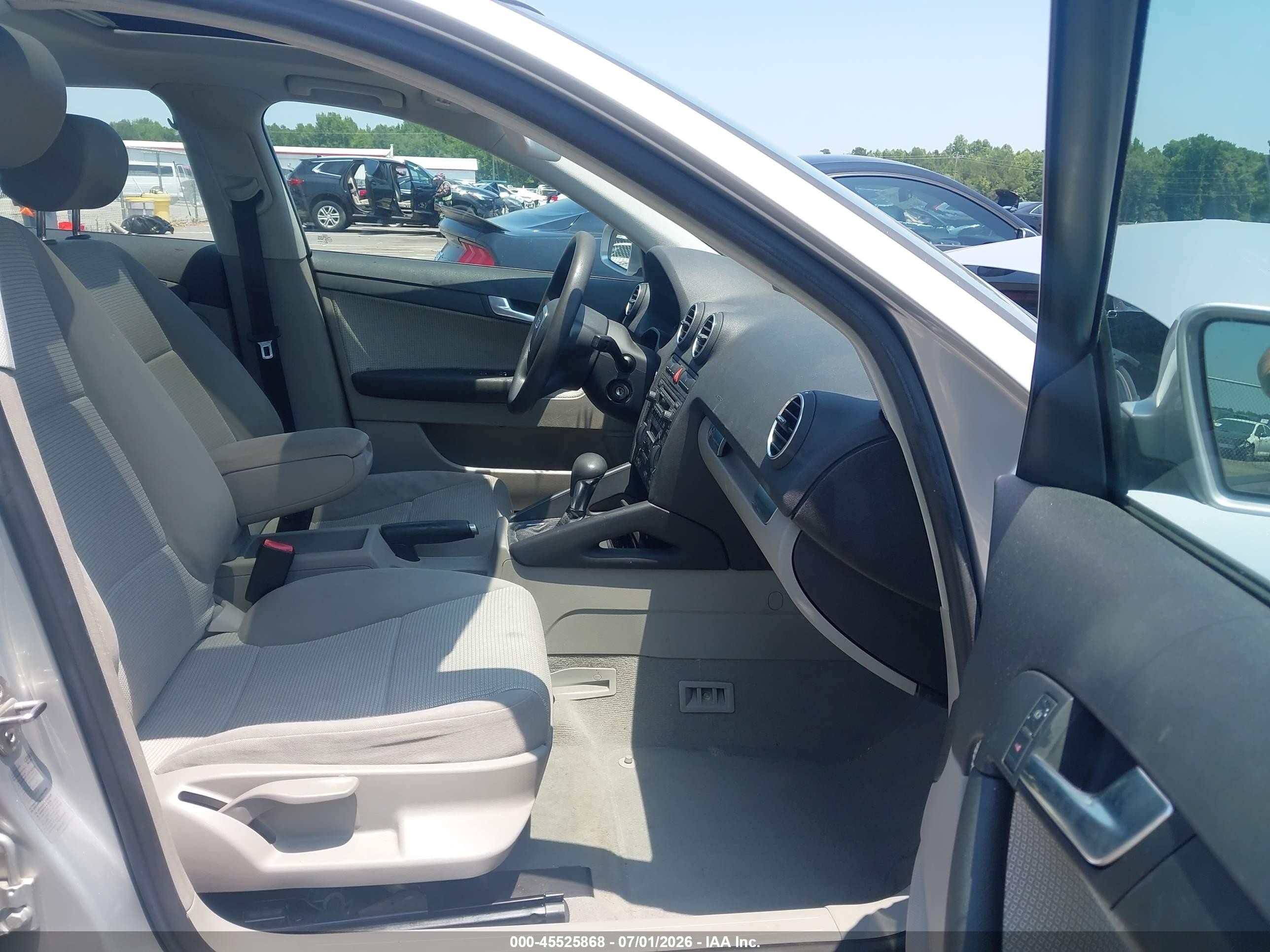 2006 Audi A3 2.0t Silver vin: WAUHF78P96A163077