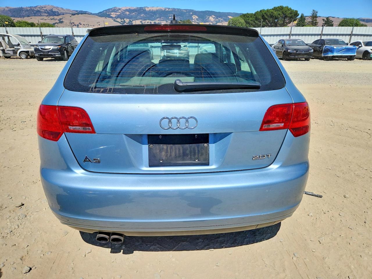 2007 Audi A3 2 Blue vin: WAUHF78P97A167339