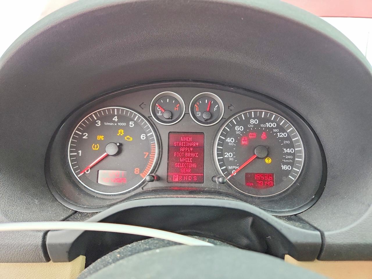 2008 Audi A3 2.0 Red vin: WAUHF78P98A075293