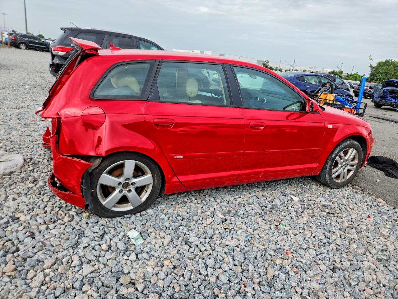 2008 Audi A3 2.0 Red vin: WAUHF78P98A075293