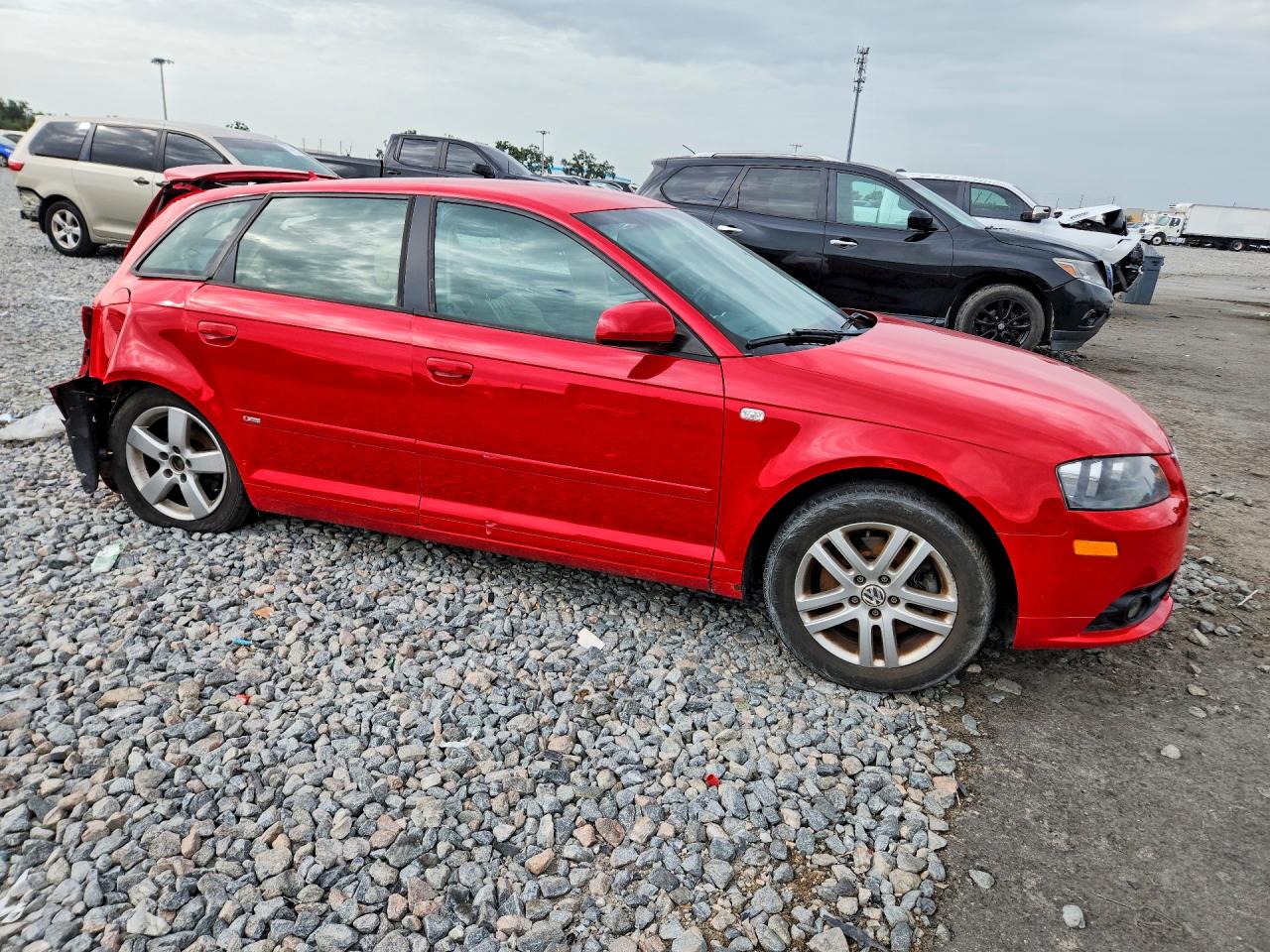 2008 Audi A3 2.0 Red vin: WAUHF78P98A075293