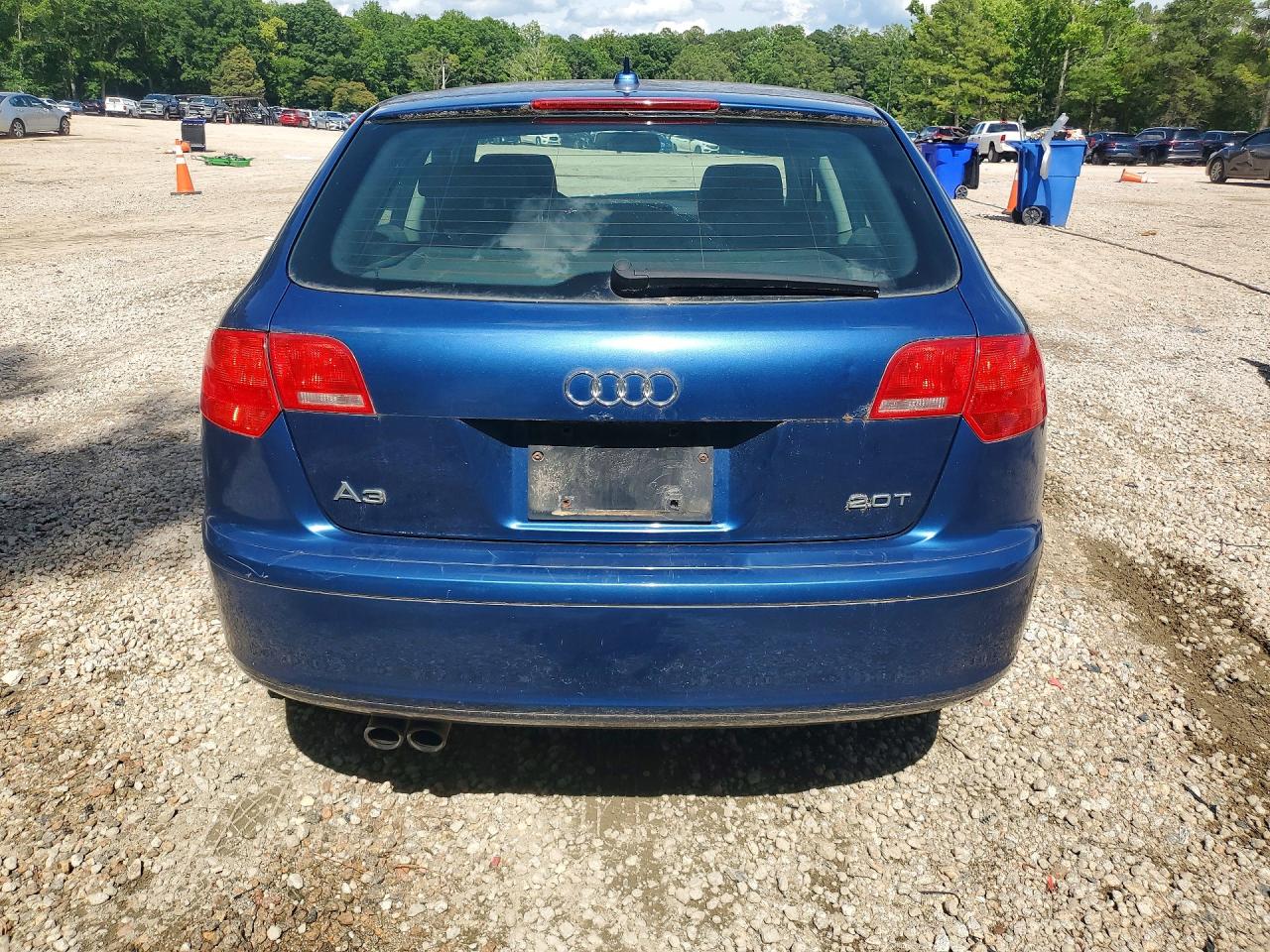 2007 Audi A3 2 Blue vin: WAUHF78PX7A053348