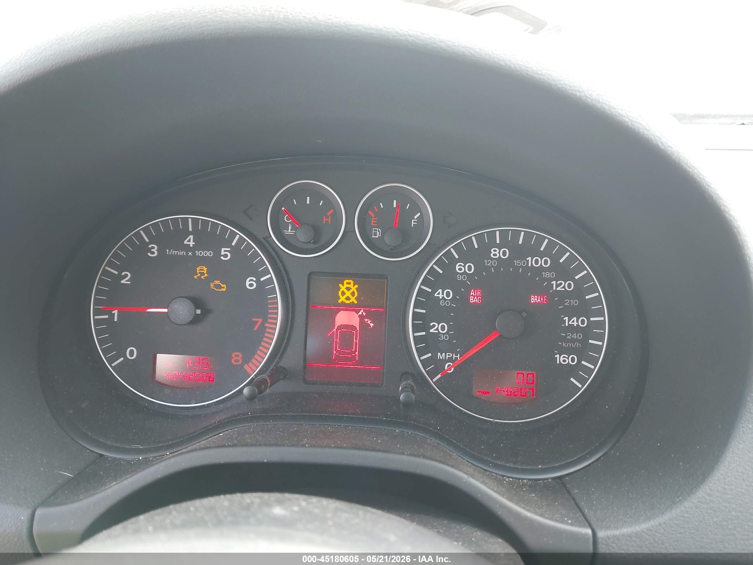 2007 Audi A3 2.0t Black vin: WAUHF98PX7A214731