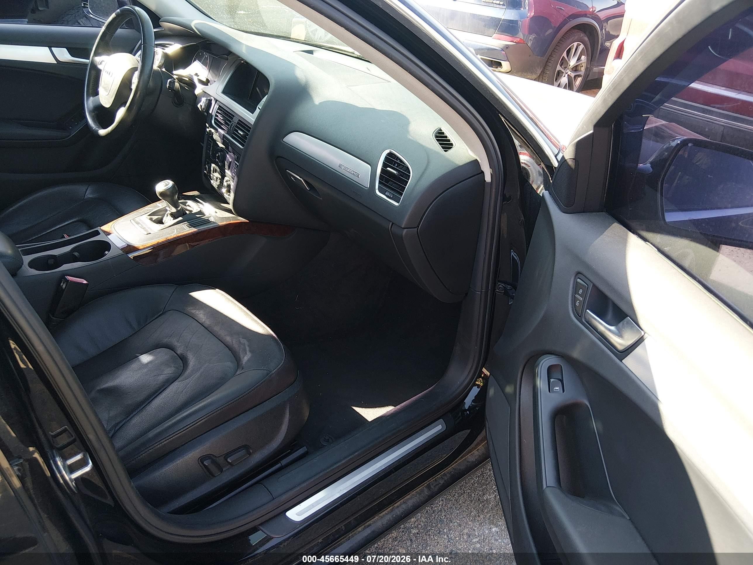 2011 Audi A4 2.0t Premium Black vin: WAUHFAFL1BN045329
