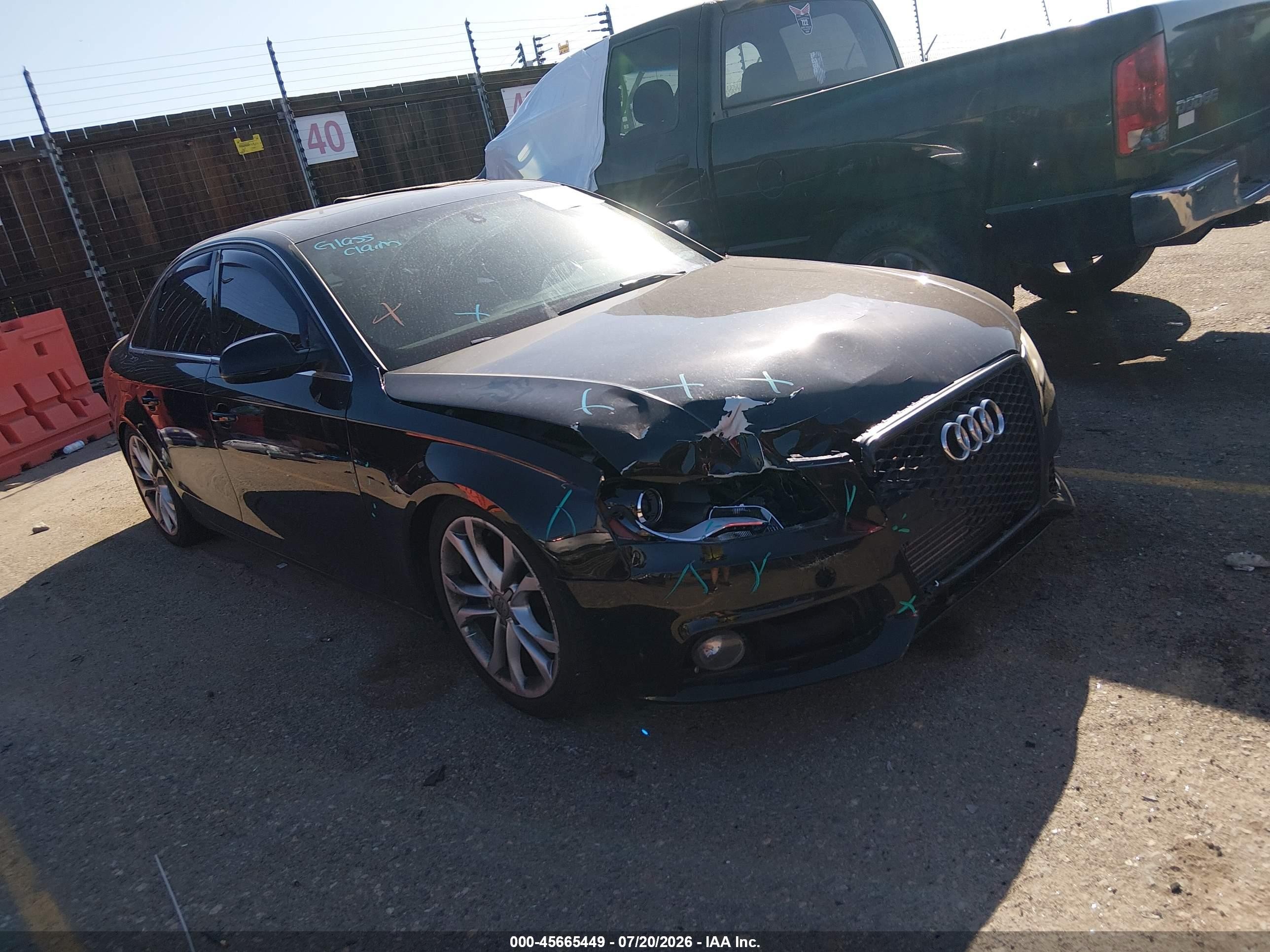 2011 Audi A4 2.0t Premium Black vin: WAUHFAFL1BN045329