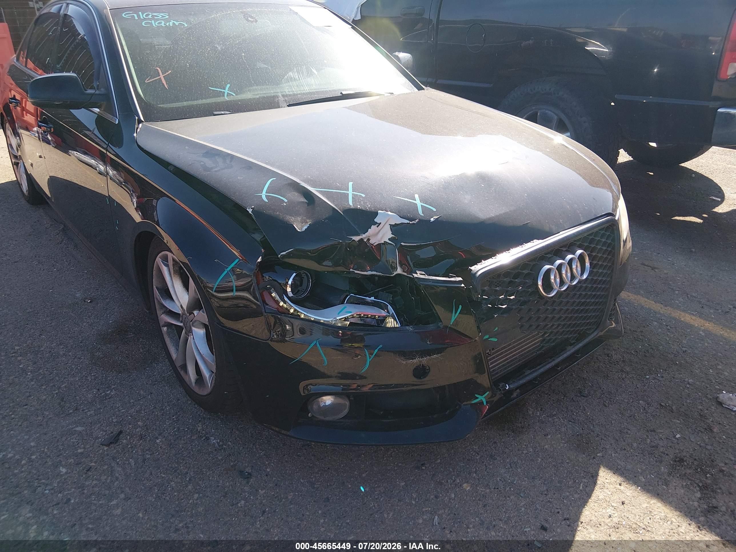 2011 Audi A4 2.0t Premium Black vin: WAUHFAFL1BN045329