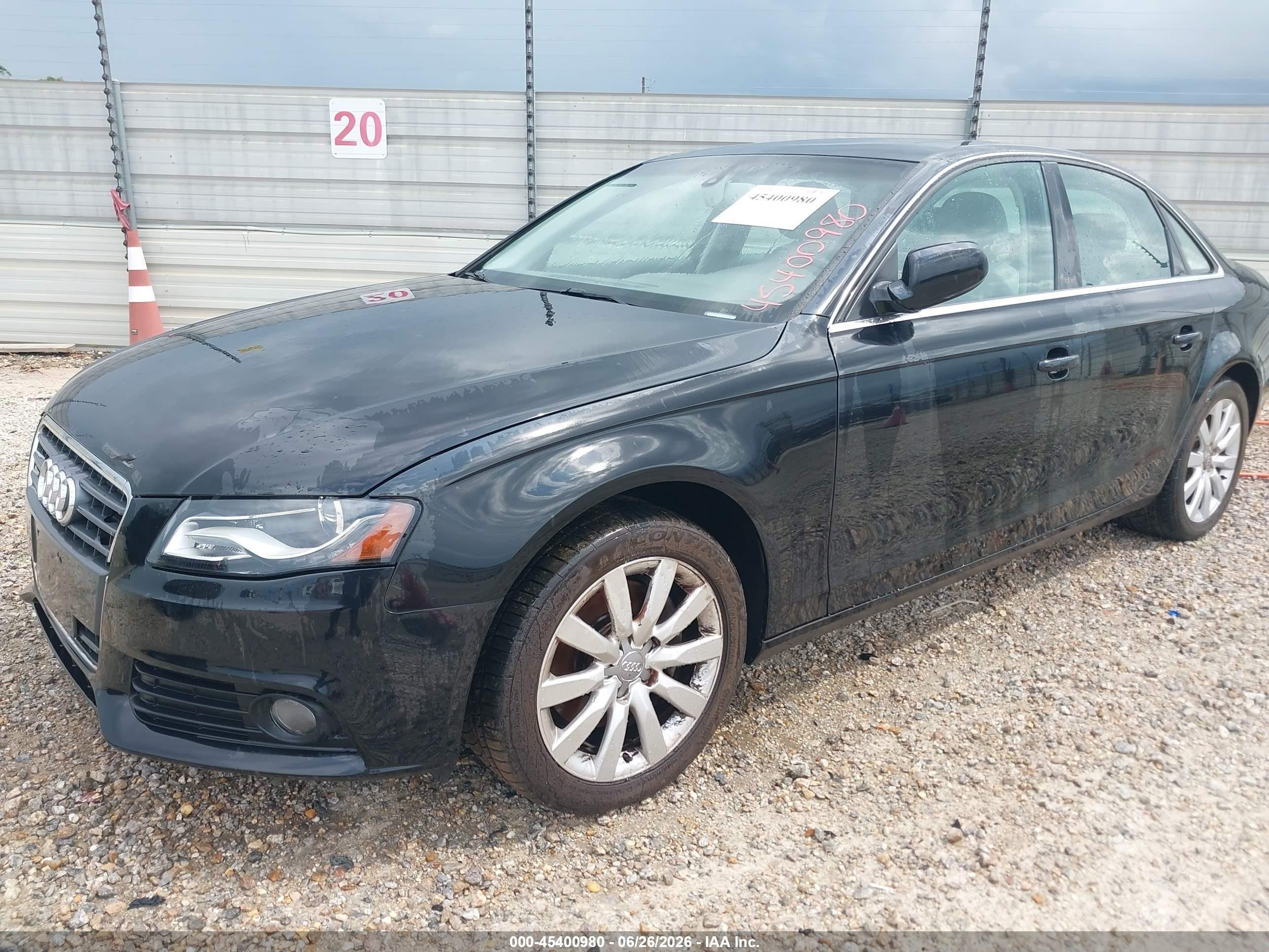 2011 Audi A4 2.0t Premium Black vin: WAUHFAFL2BN002473