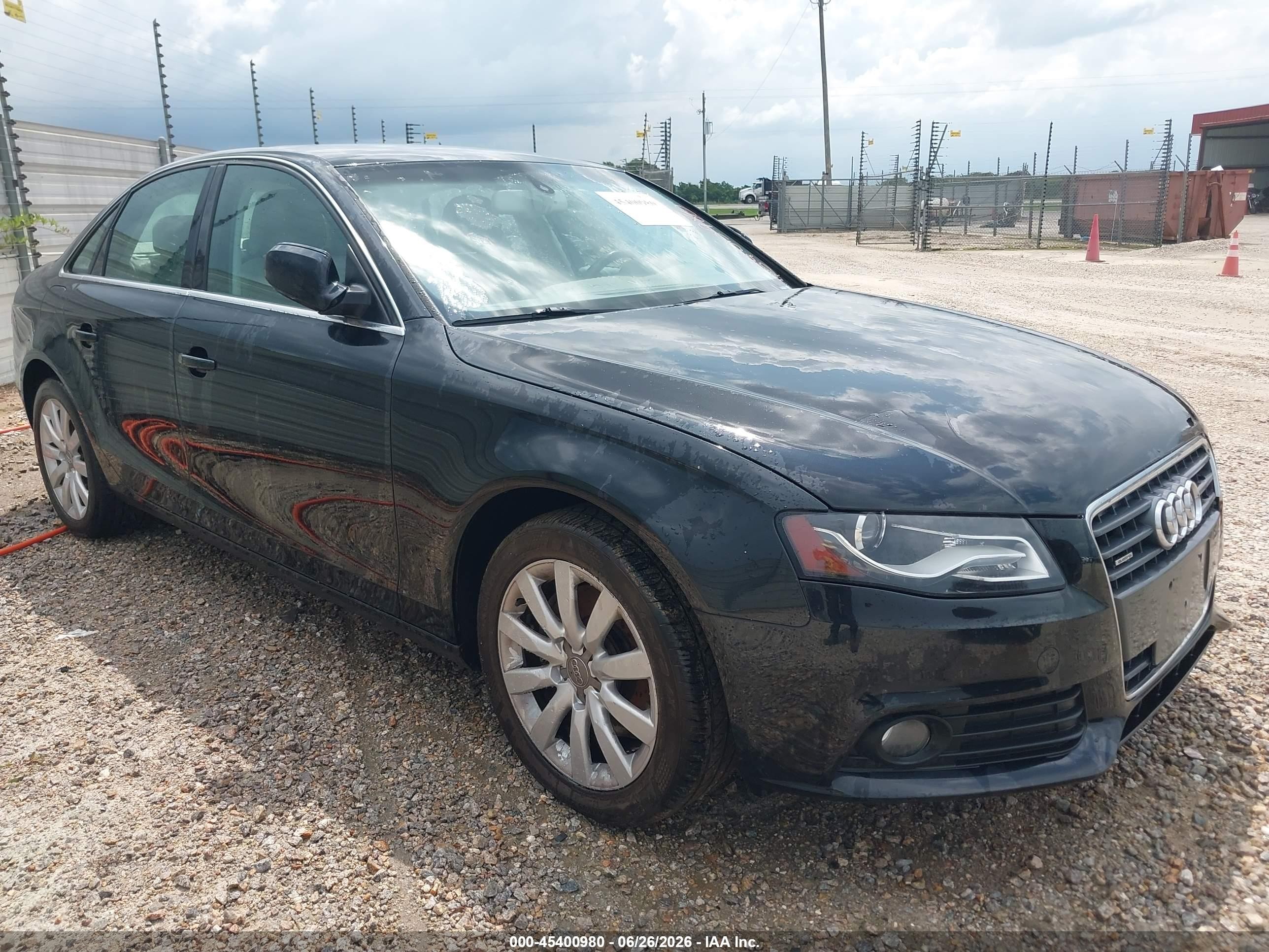 2011 Audi A4 2.0t Premium Черный vin: WAUHFAFL2BN002473