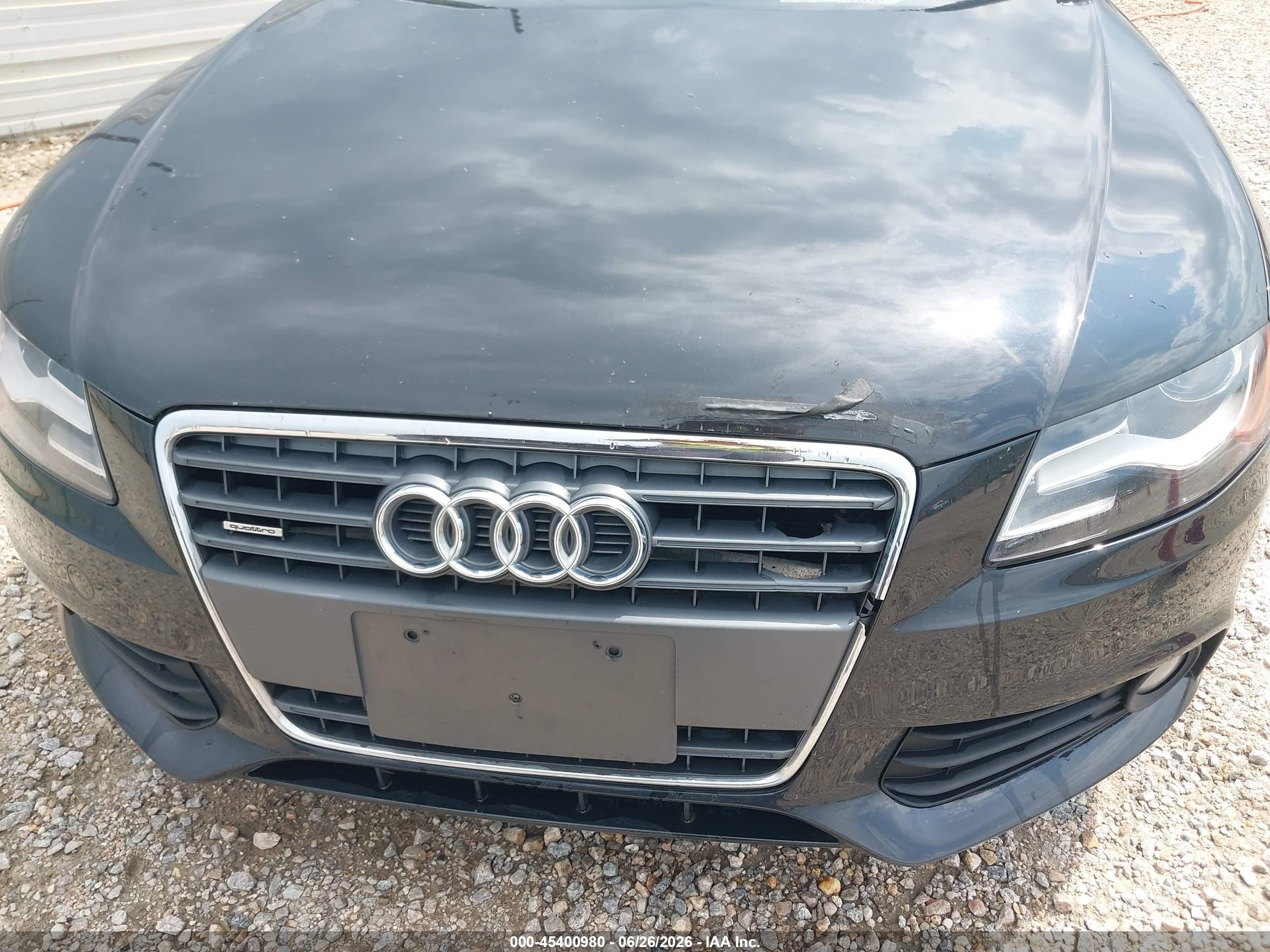2011 Audi A4 2.0t Premium Black vin: WAUHFAFL2BN002473