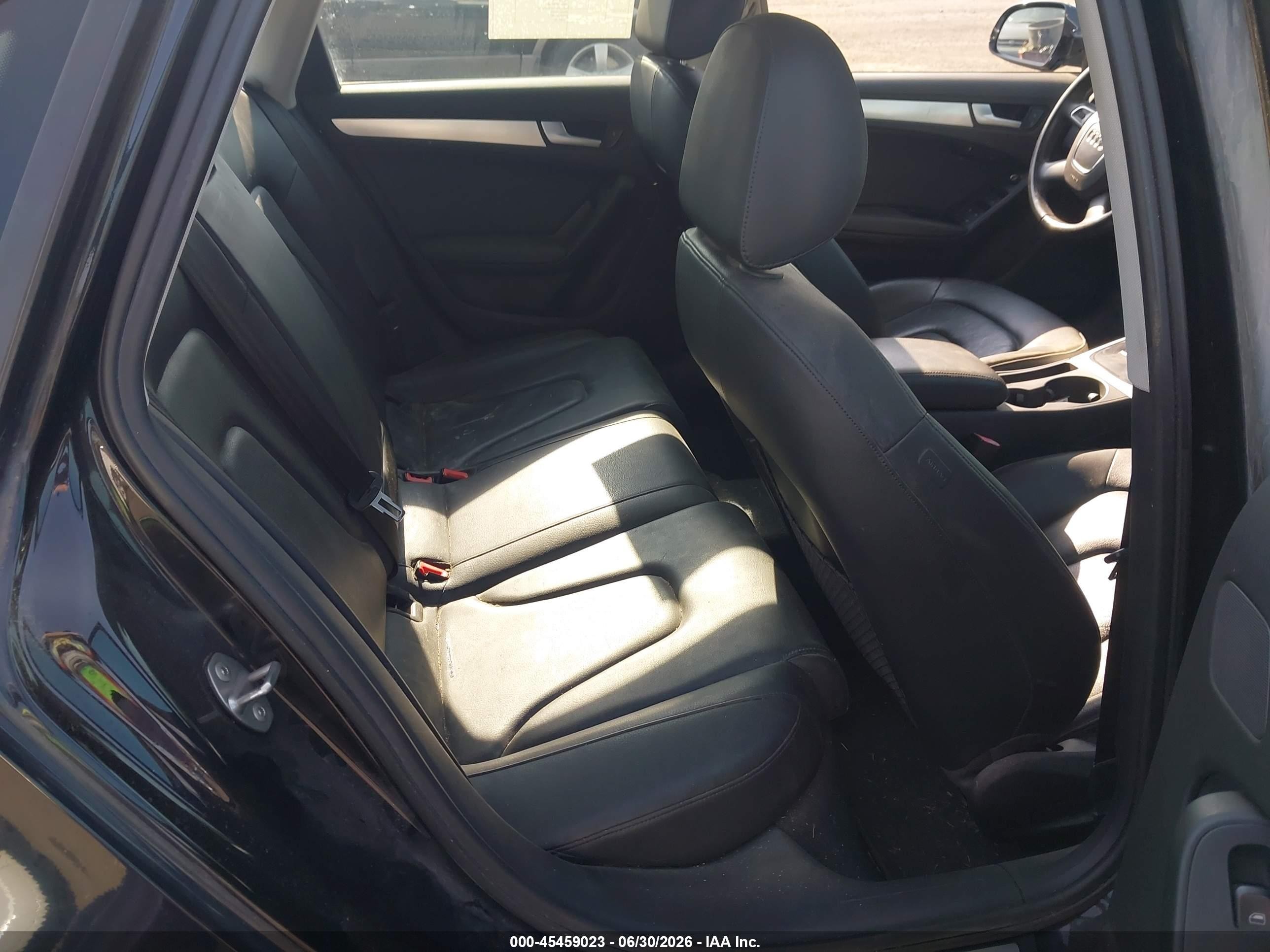 2012 Audi A4 2.0t Premium Plus Black vin: WAUHFAFL2CA116367