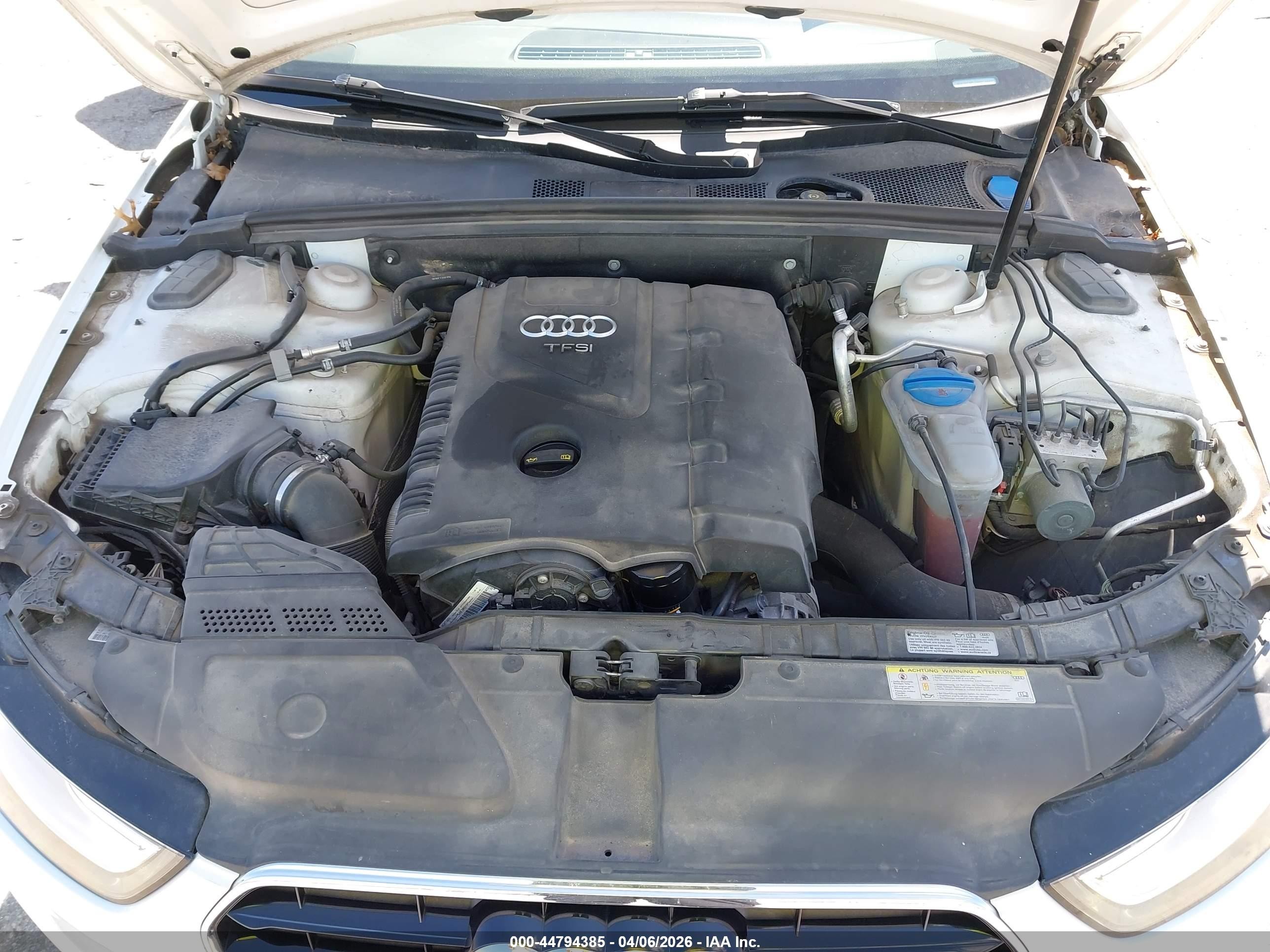 2015 Audi A4 2.0t Premium White vin: WAUHFAFL2FN014497