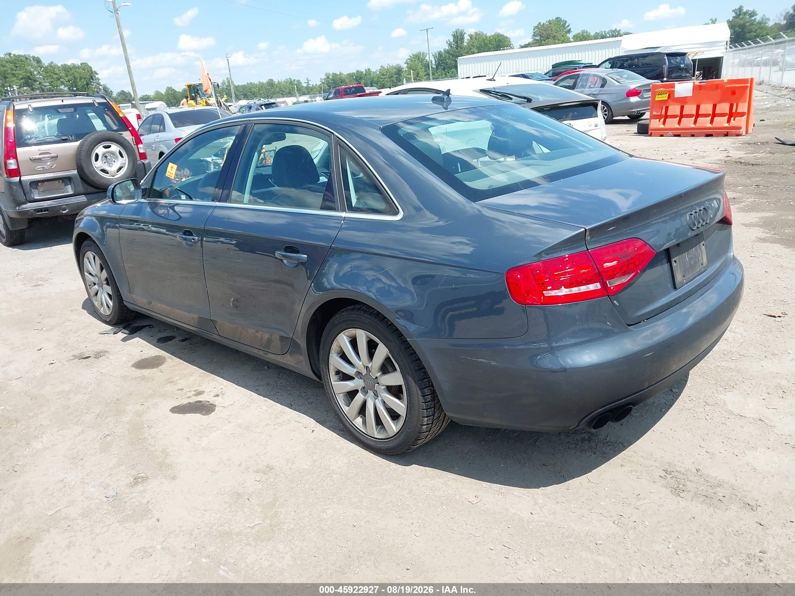 2011 Audi A4 Premium Plus Gray vin: WAUHFAFL3BN047731