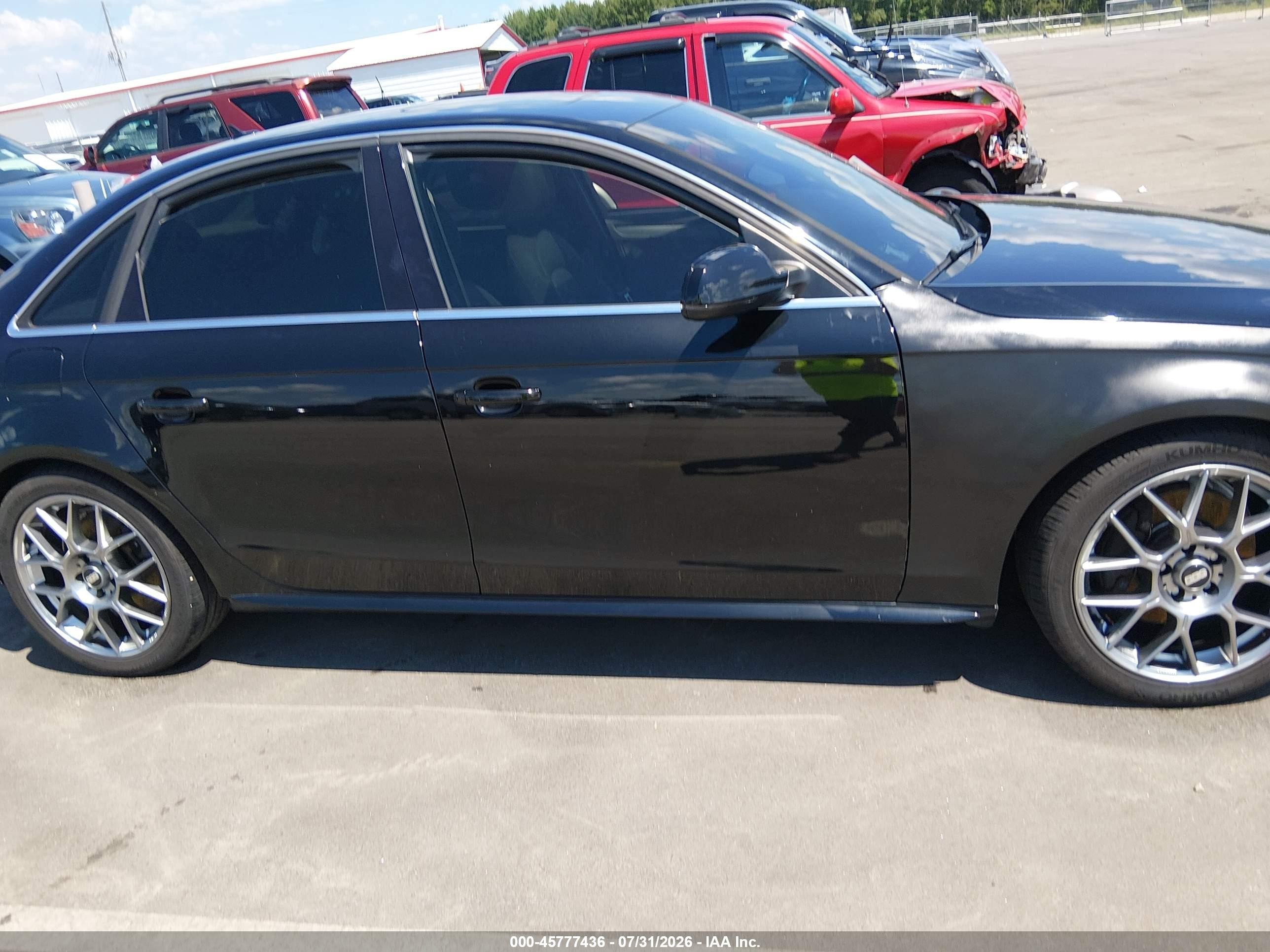 2012 Audi A4 2.0t Premium Black vin: WAUHFAFL3CN014777