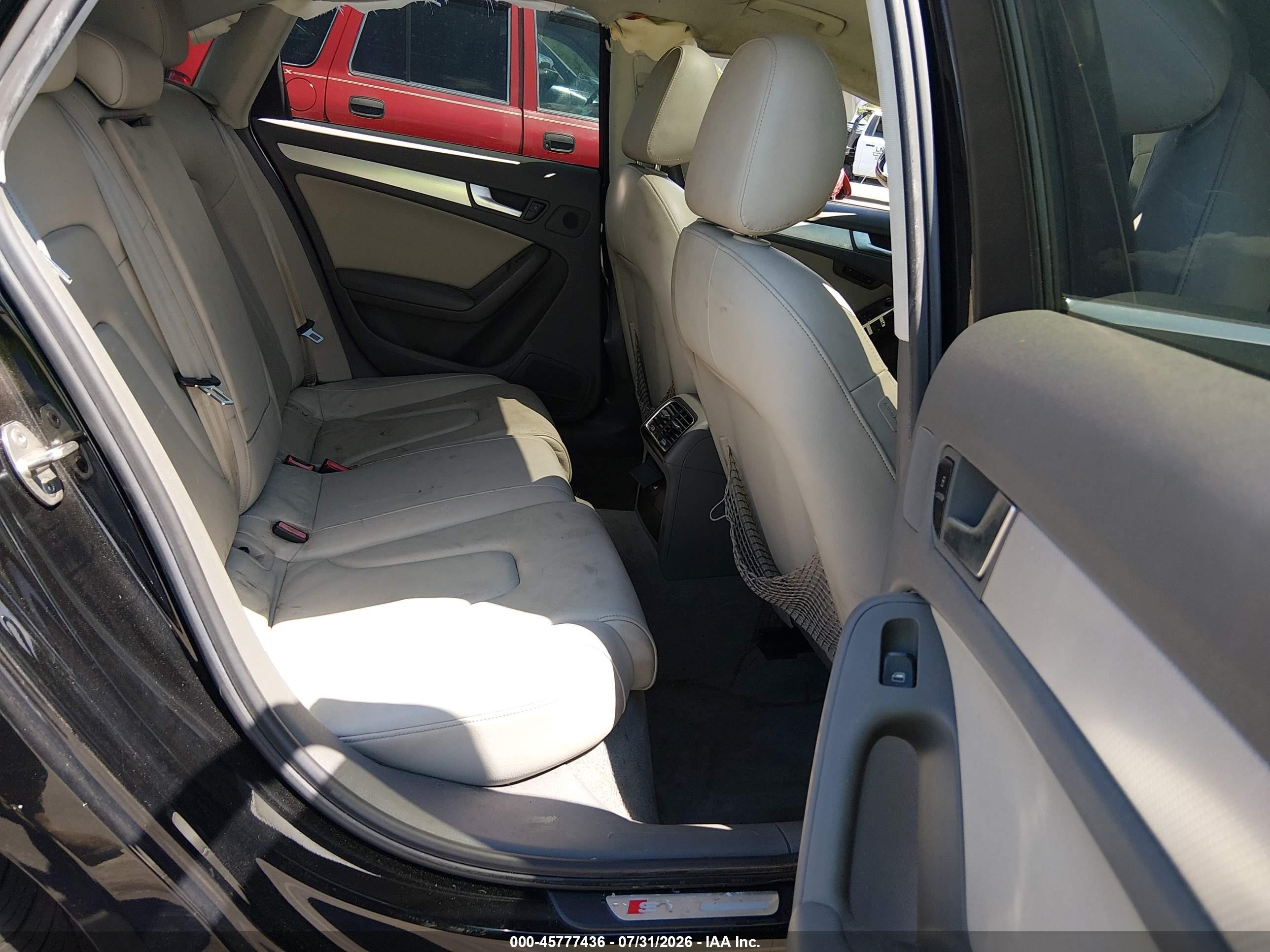 2012 Audi A4 2.0t Premium Black vin: WAUHFAFL3CN014777