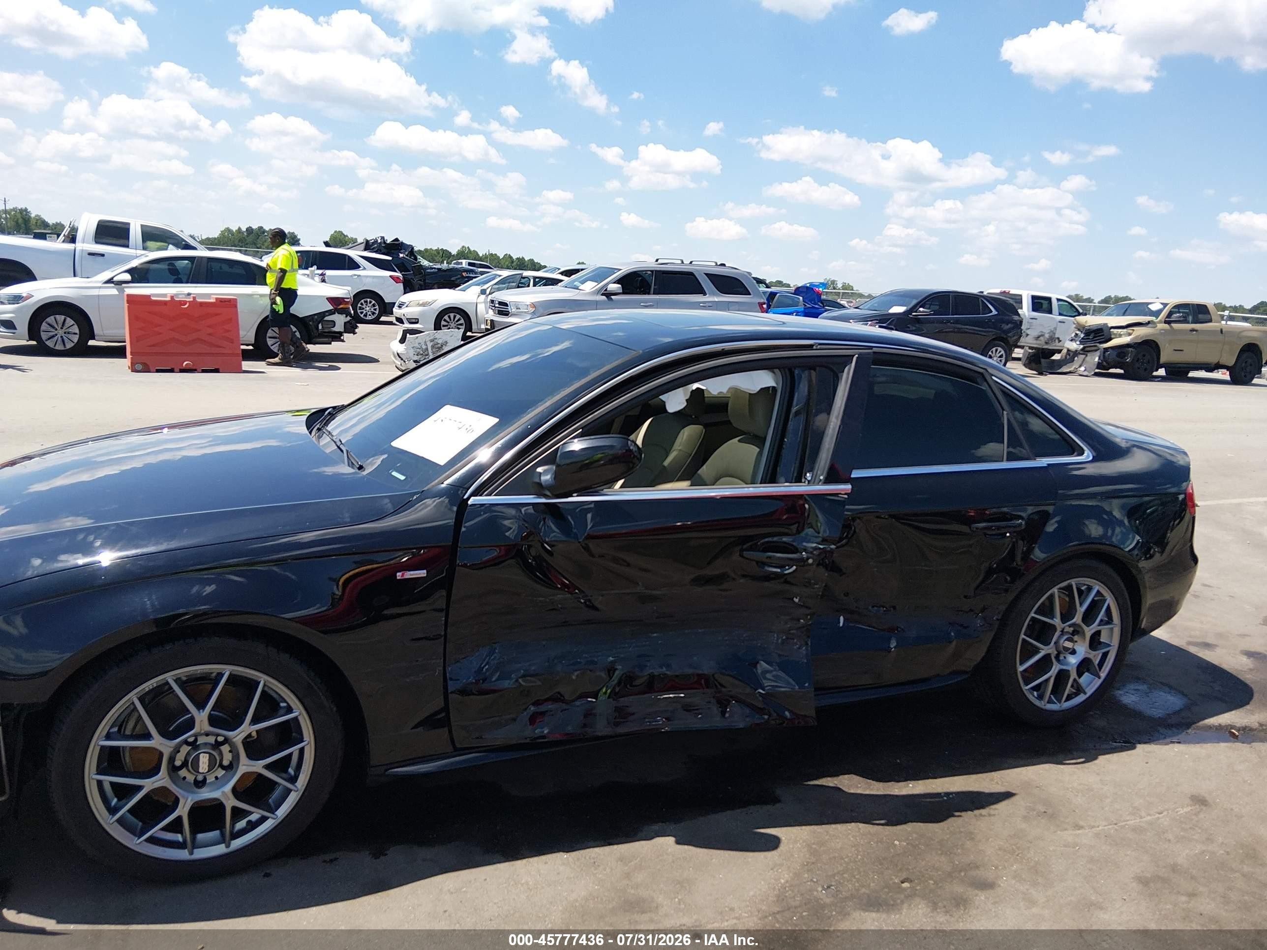 2012 Audi A4 2.0t Premium Black vin: WAUHFAFL3CN014777