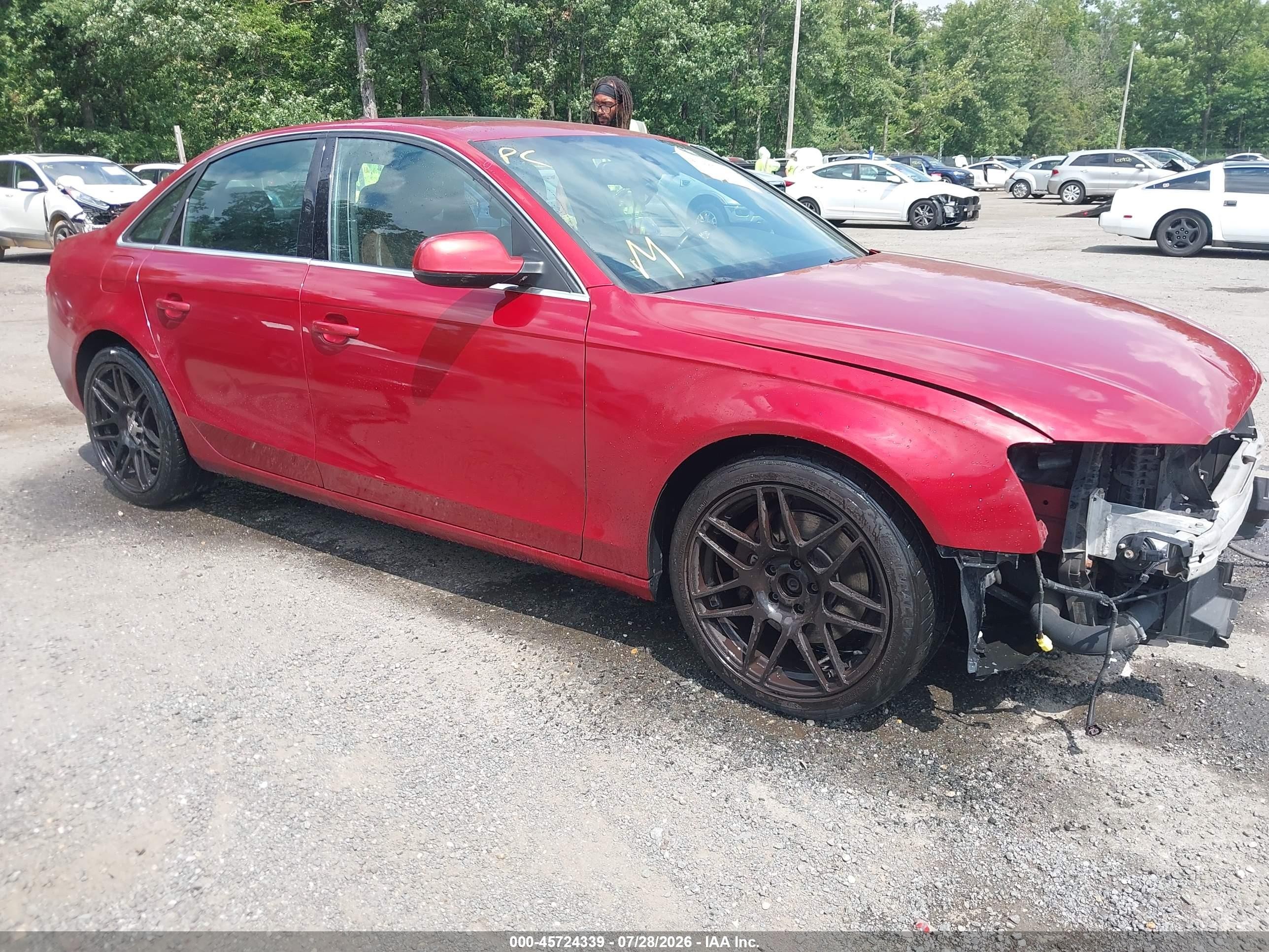 2013 Audi A4 2.0t Premium Orange vin: WAUHFAFL4DA170027