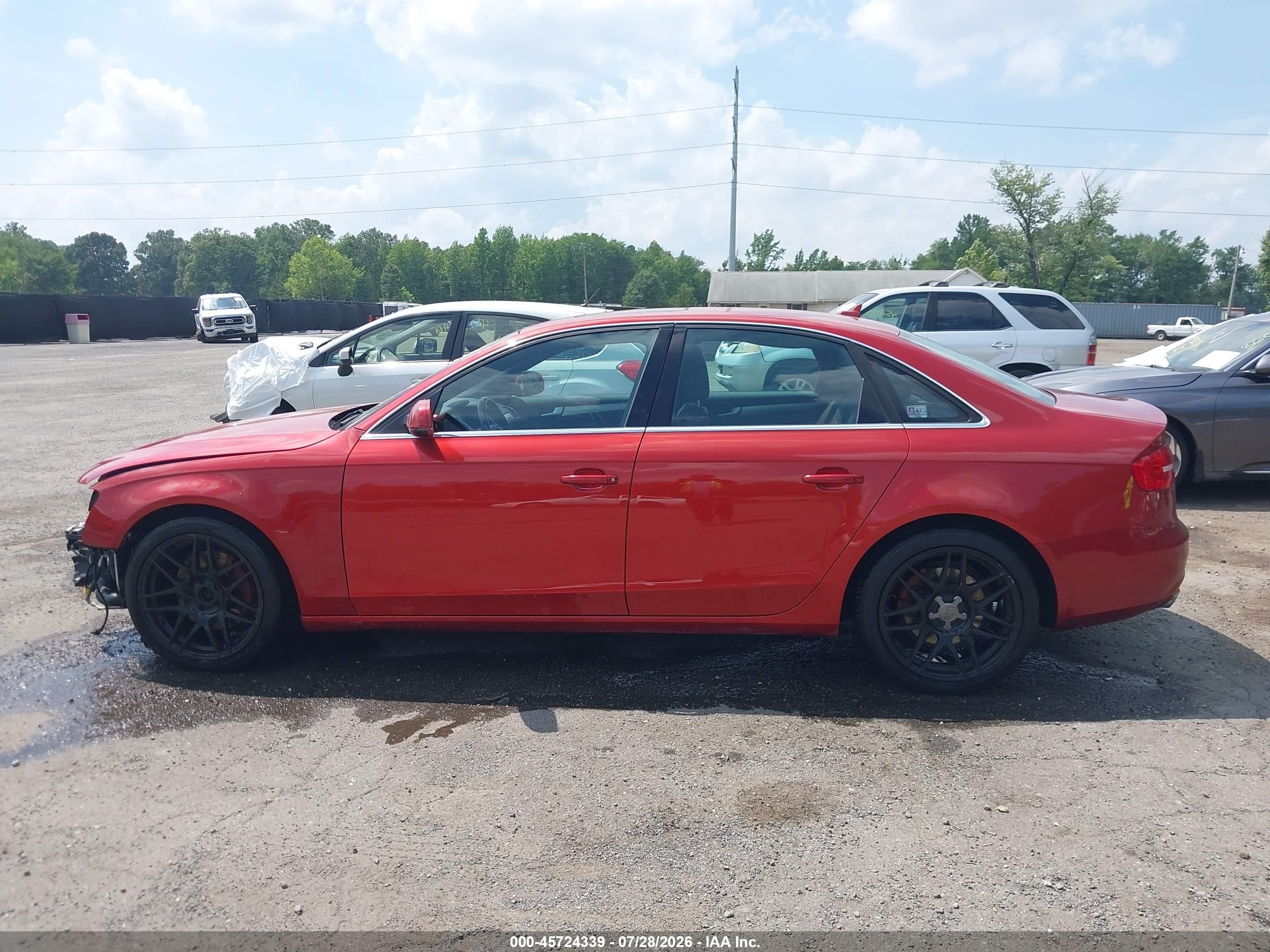 2013 Audi A4 2.0t Premium Оранжевый vin: WAUHFAFL4DA170027