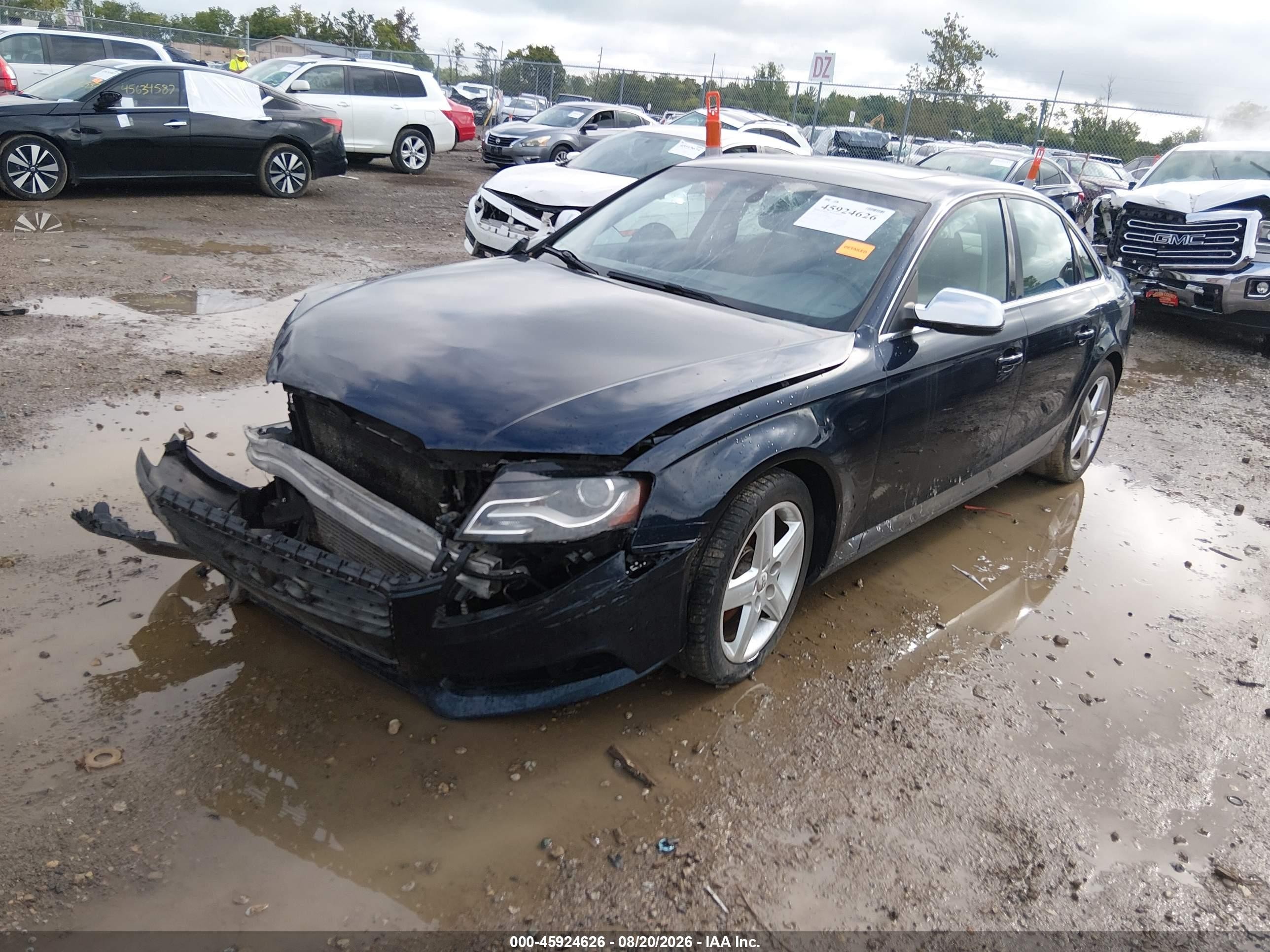 2011 Audi A4 2.0t Premium Синий vin: WAUHFAFL6BN018854