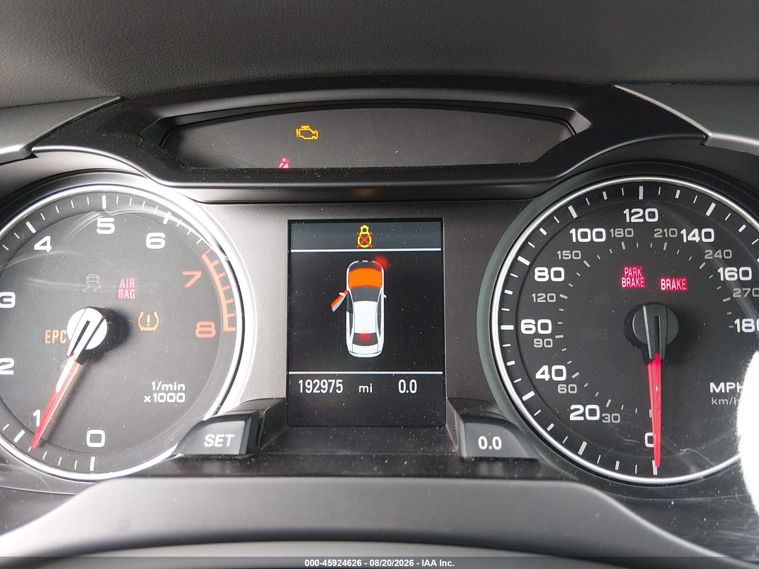2011 Audi A4 2.0t Premium Синий vin: WAUHFAFL6BN018854