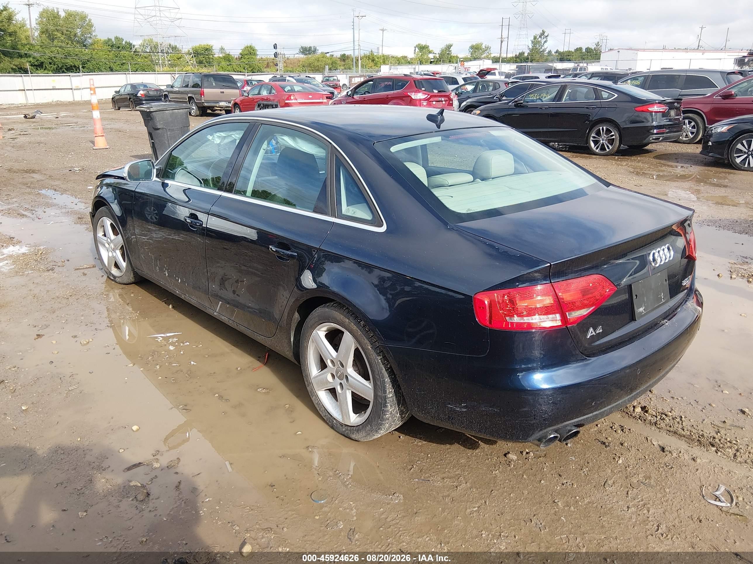 2011 Audi A4 2.0t Premium Синий vin: WAUHFAFL6BN018854
