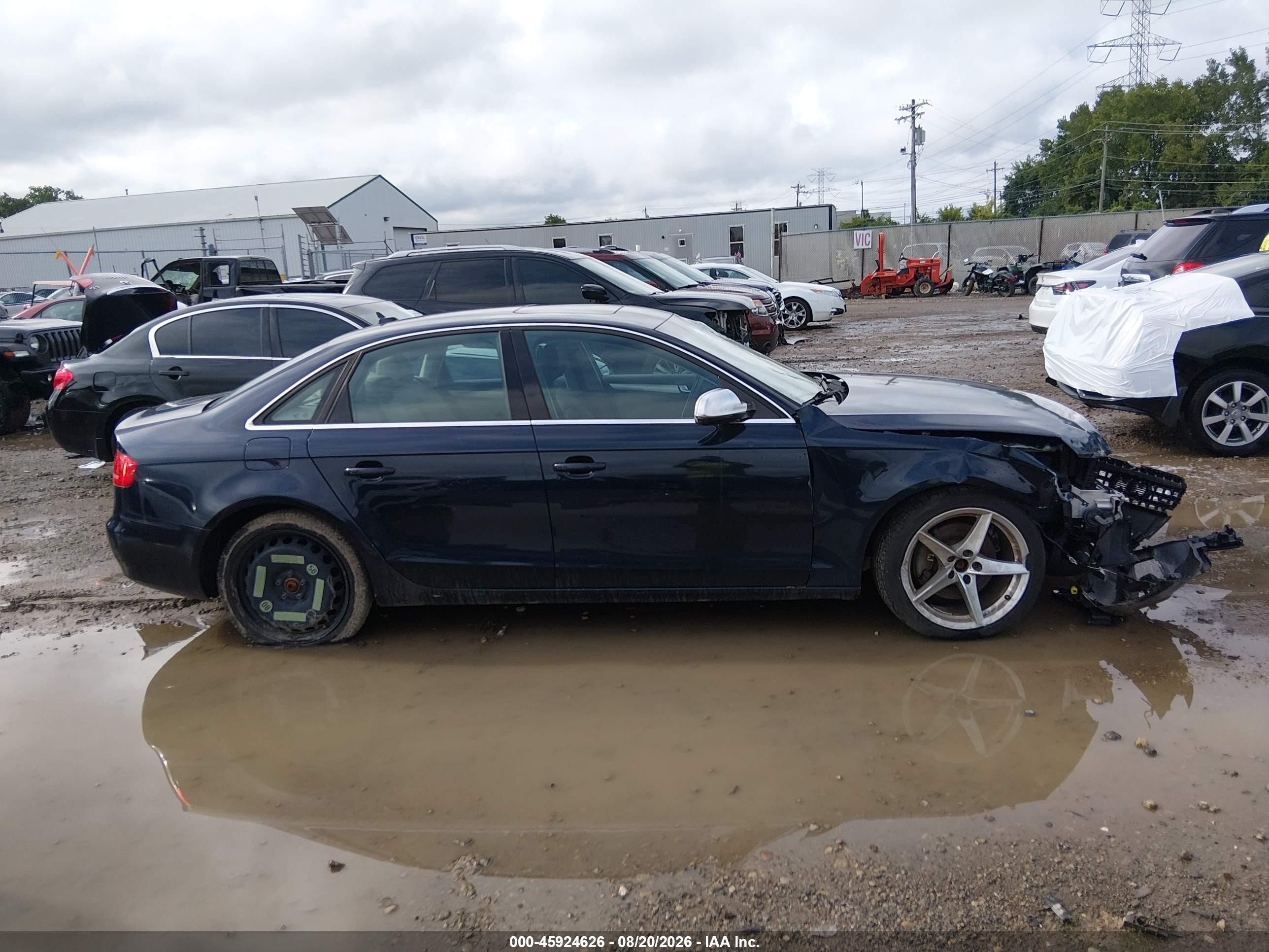 2011 Audi A4 2.0t Premium Синий vin: WAUHFAFL6BN018854