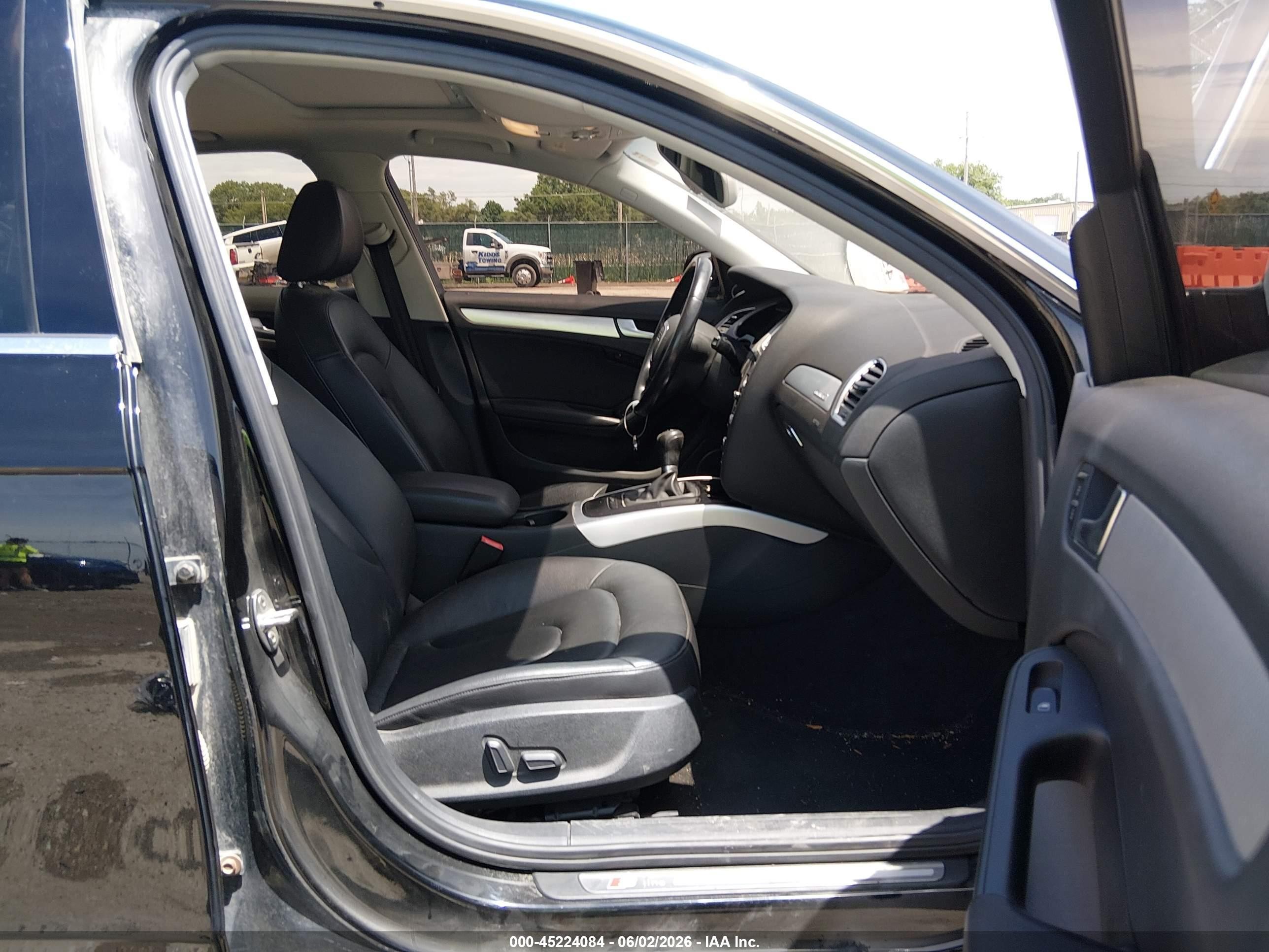 2012 Audi A4 2.0t Premium Black vin: WAUHFAFL7CA112590