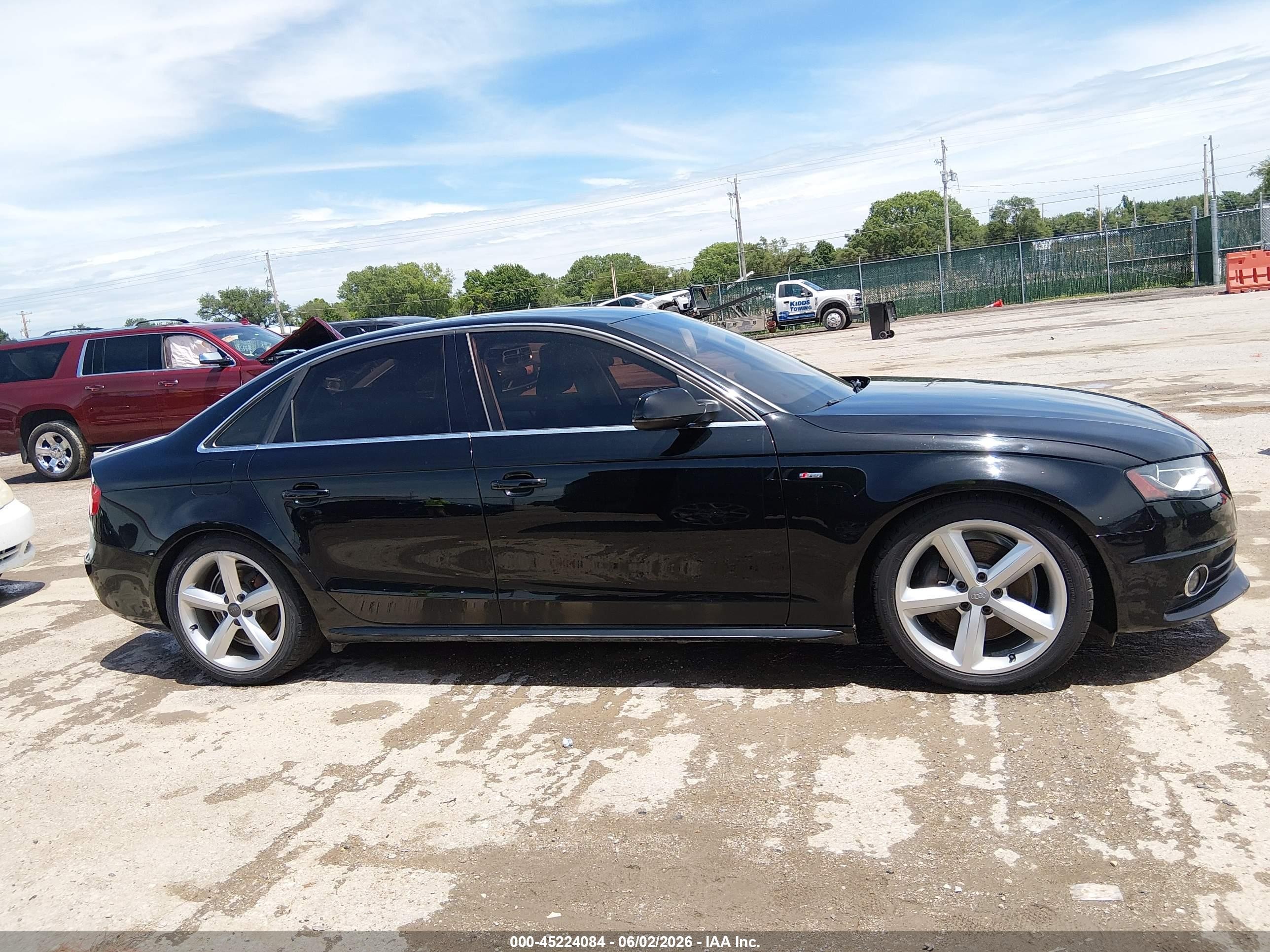 2012 Audi A4 2.0t Premium Black vin: WAUHFAFL7CA112590