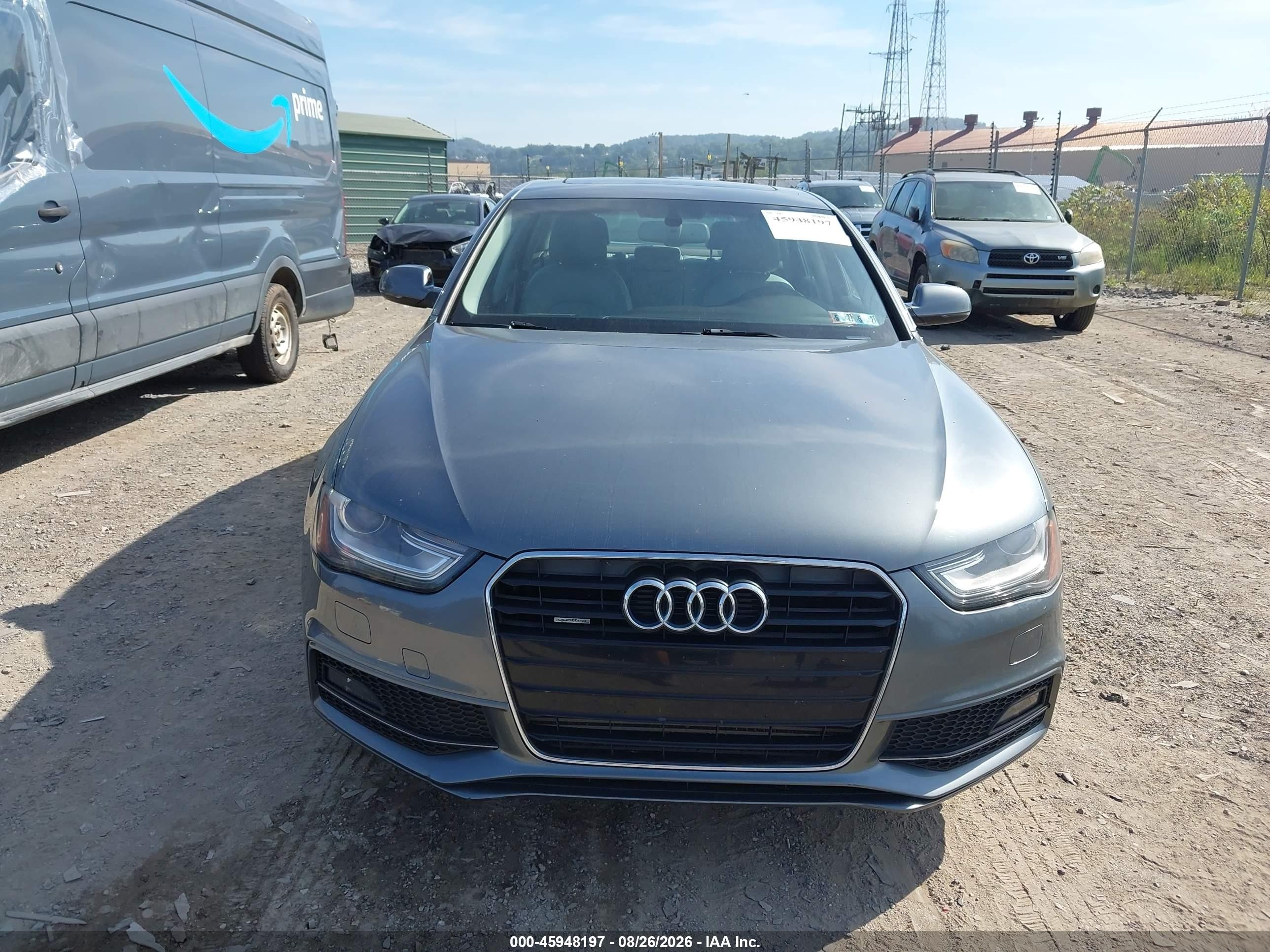 2014 Audi A4 2.0t Premium Gray vin: WAUHFAFL7EN017202