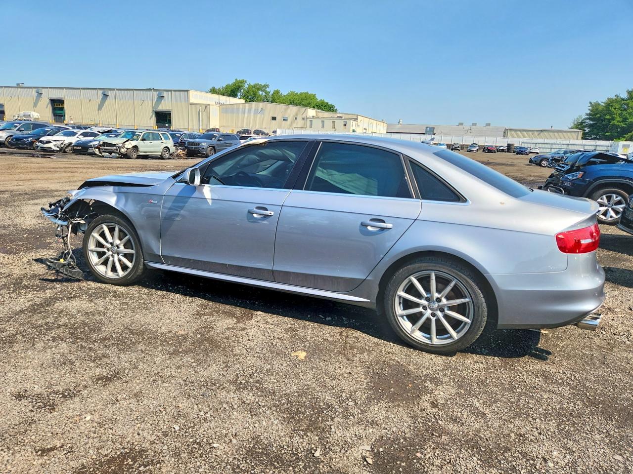 2015 Audi A4 Premium Plus Silver vin: WAUHFAFL7FN004189