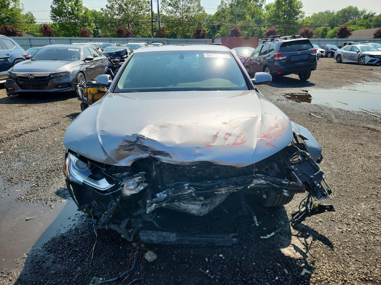 2015 Audi A4 Premium Plus Silver vin: WAUHFAFL7FN004189