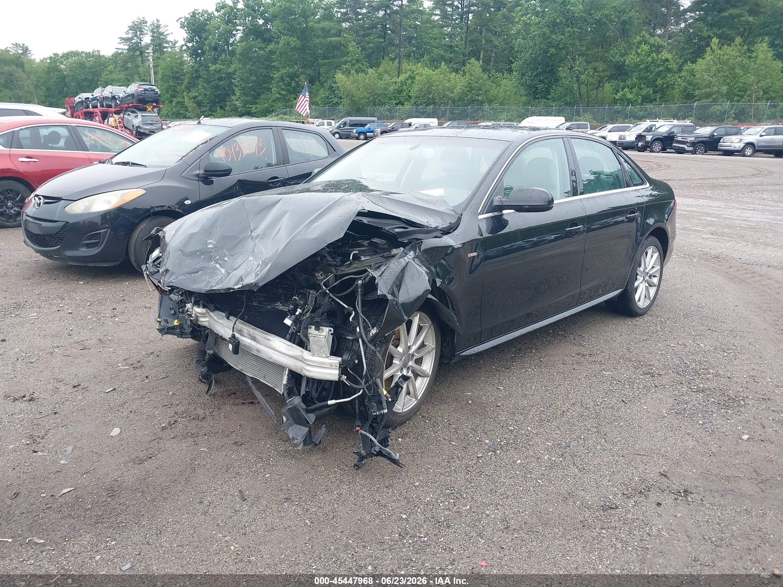 2015 Audi A4 2.0t Premium Black vin: WAUHFAFL8FN038657