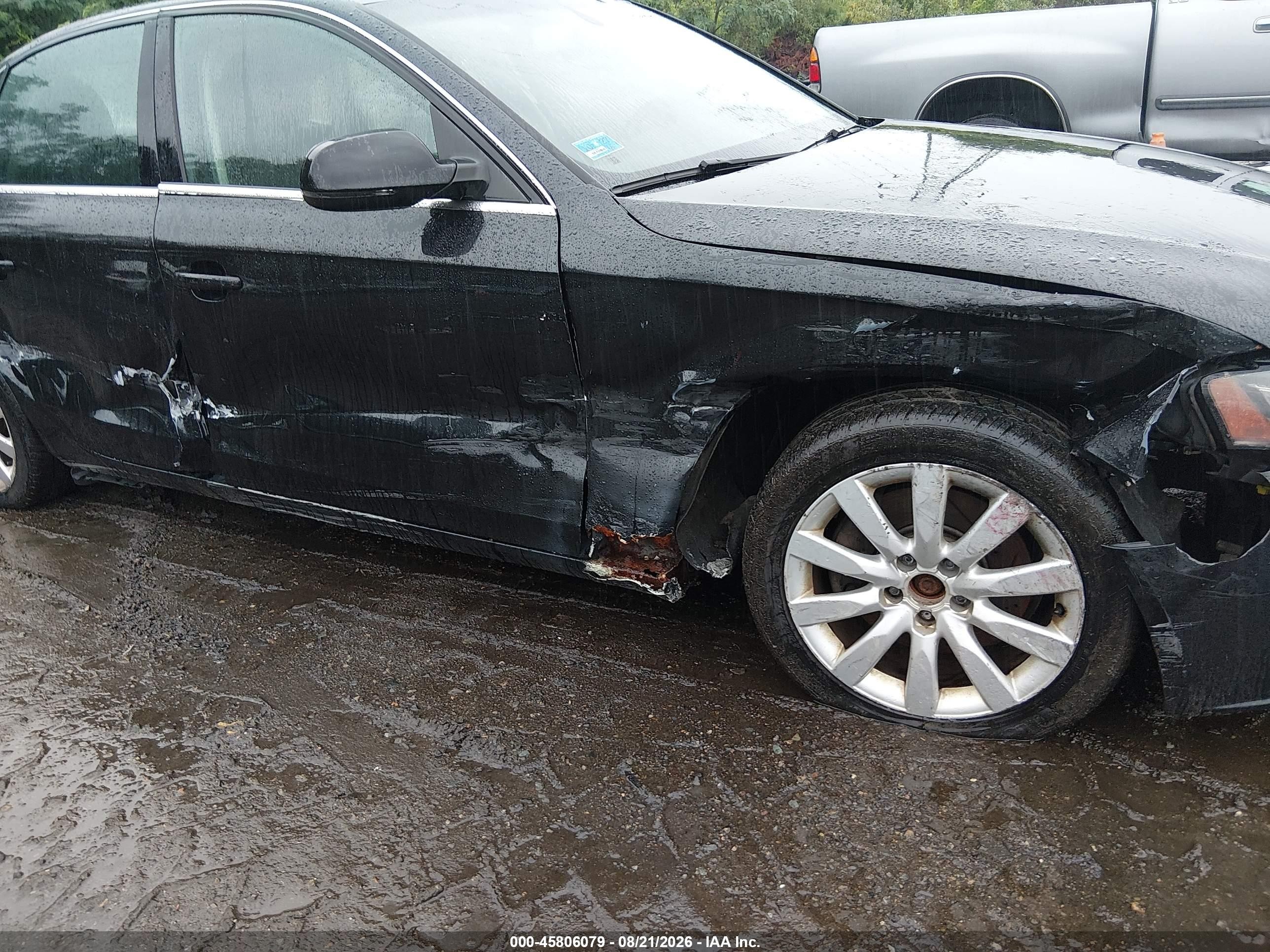 2011 Audi A4 2.0t Premium Черный vin: WAUHFAFLXBN002348