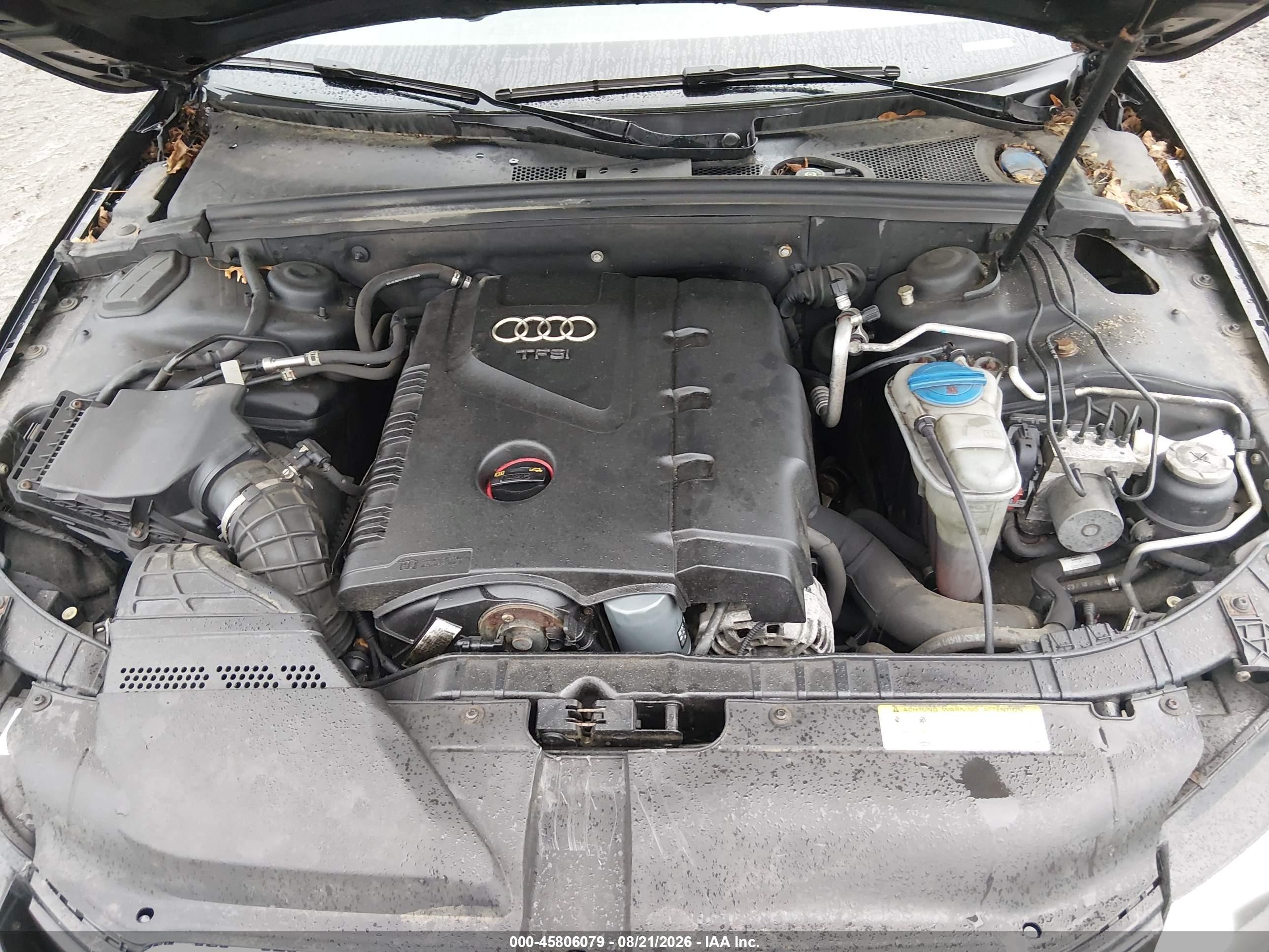 2011 Audi A4 2.0t Premium Черный vin: WAUHFAFLXBN002348