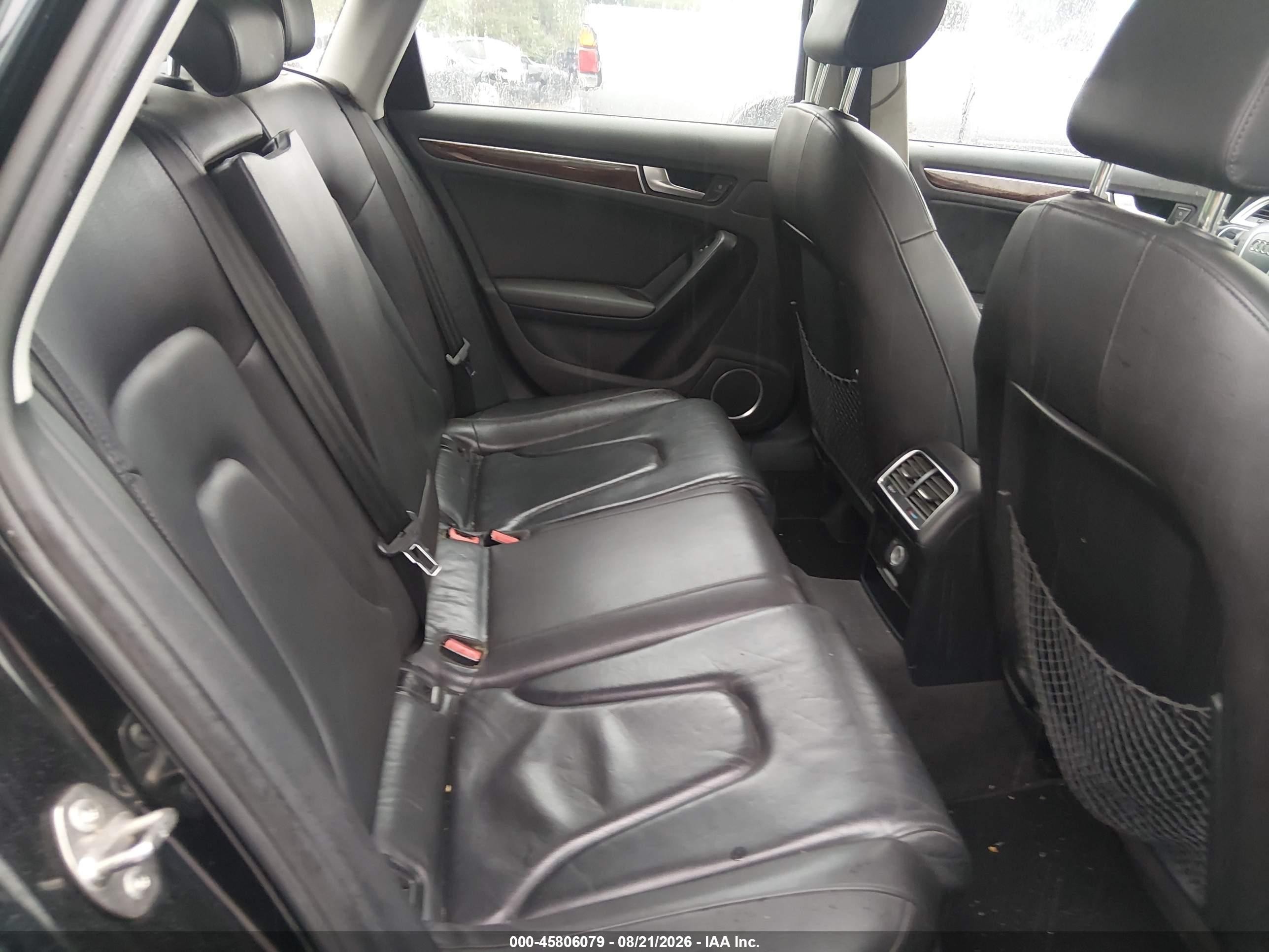 2011 Audi A4 2.0t Premium Черный vin: WAUHFAFLXBN002348