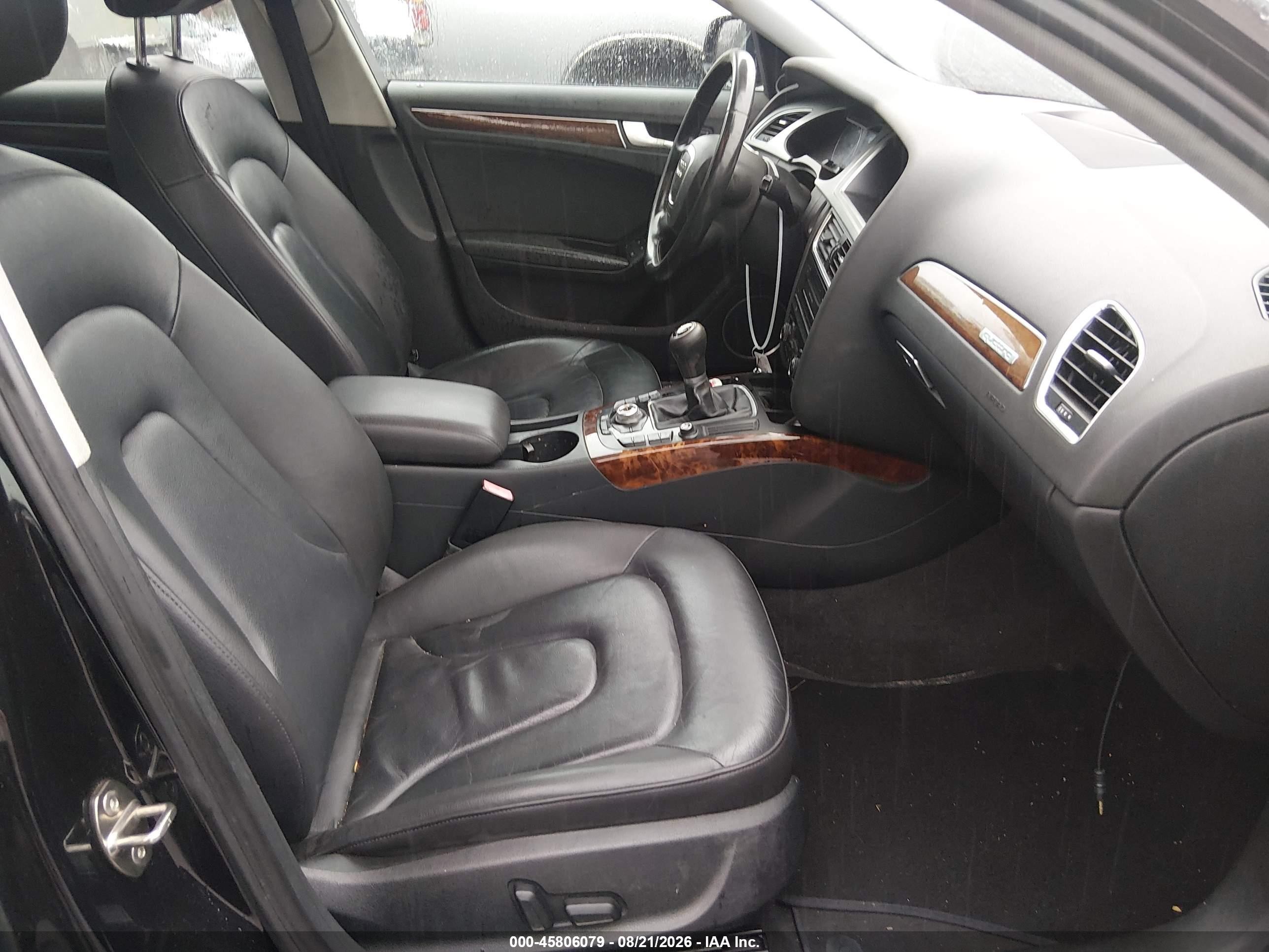2011 Audi A4 2.0t Premium Черный vin: WAUHFAFLXBN002348