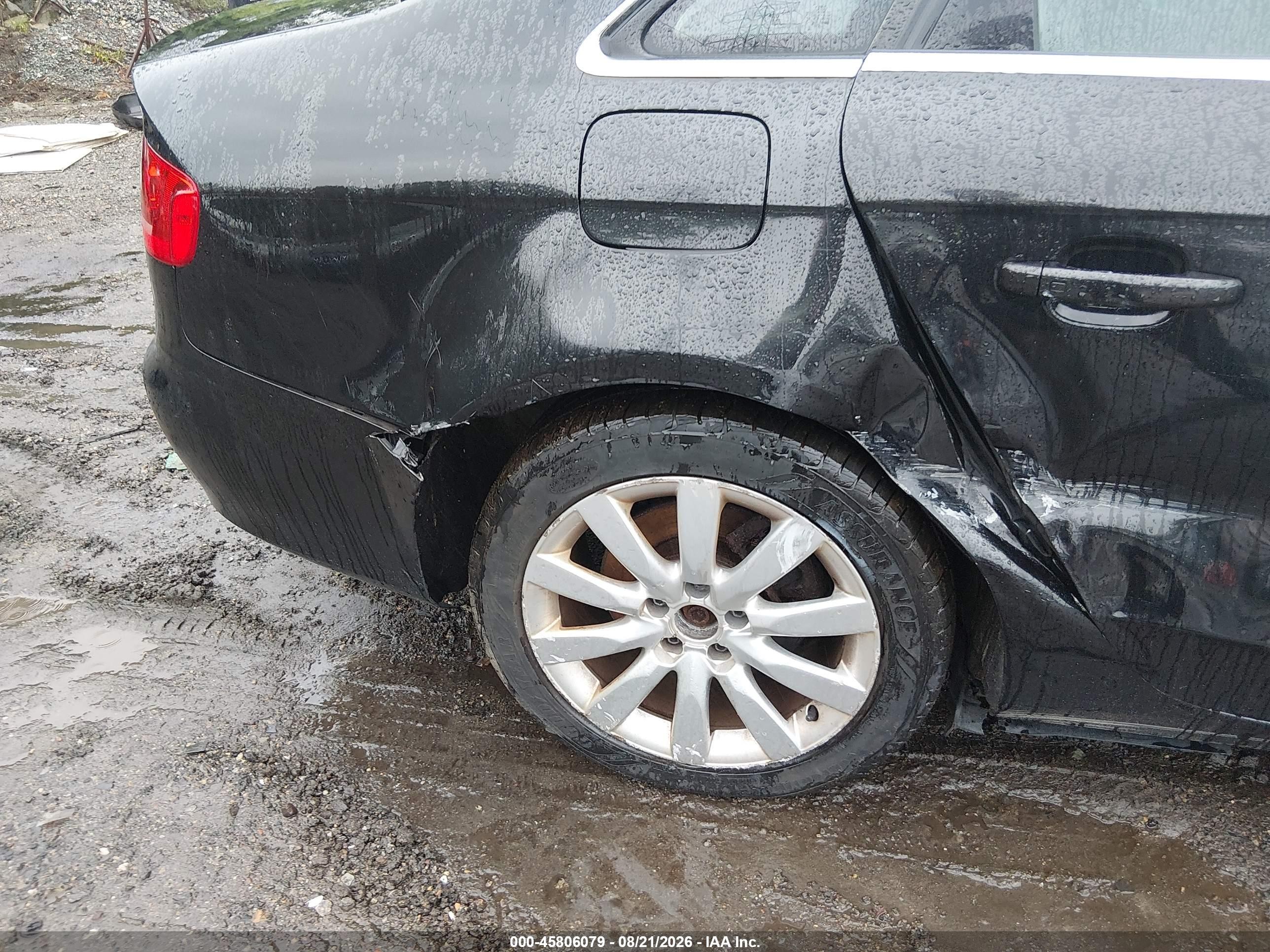 2011 Audi A4 2.0t Premium Черный vin: WAUHFAFLXBN002348