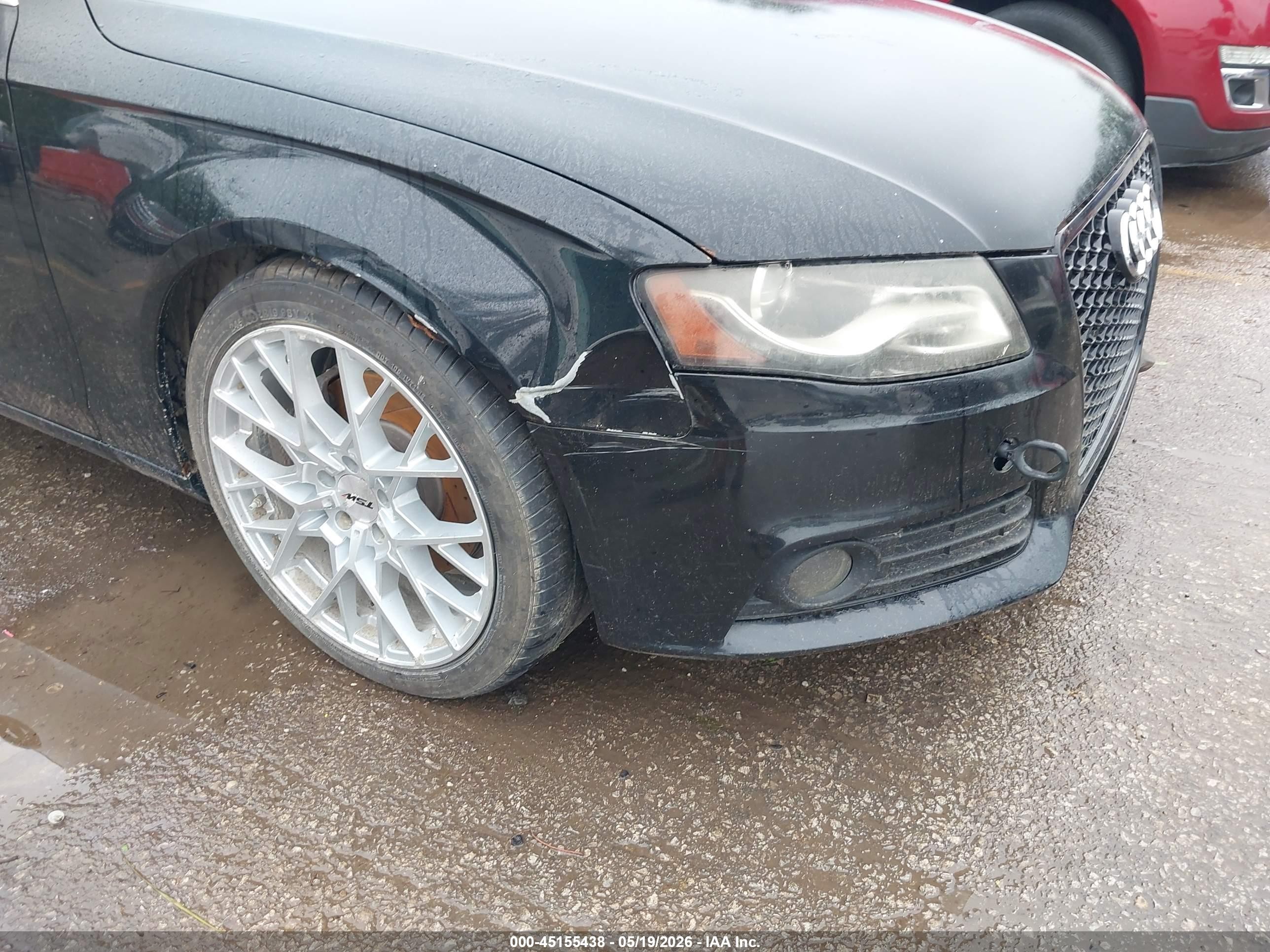 2011 Audi A4 2.0t Premium Black vin: WAUHFAFLXBN013723
