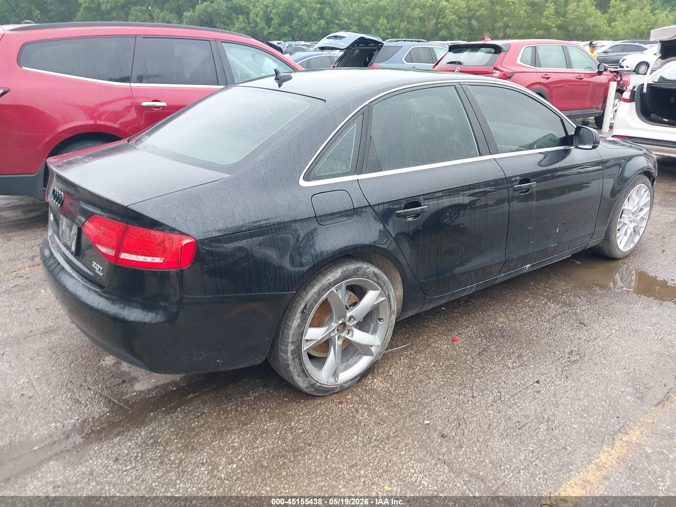 2011 Audi A4 2.0t Premium Black vin: WAUHFAFLXBN013723
