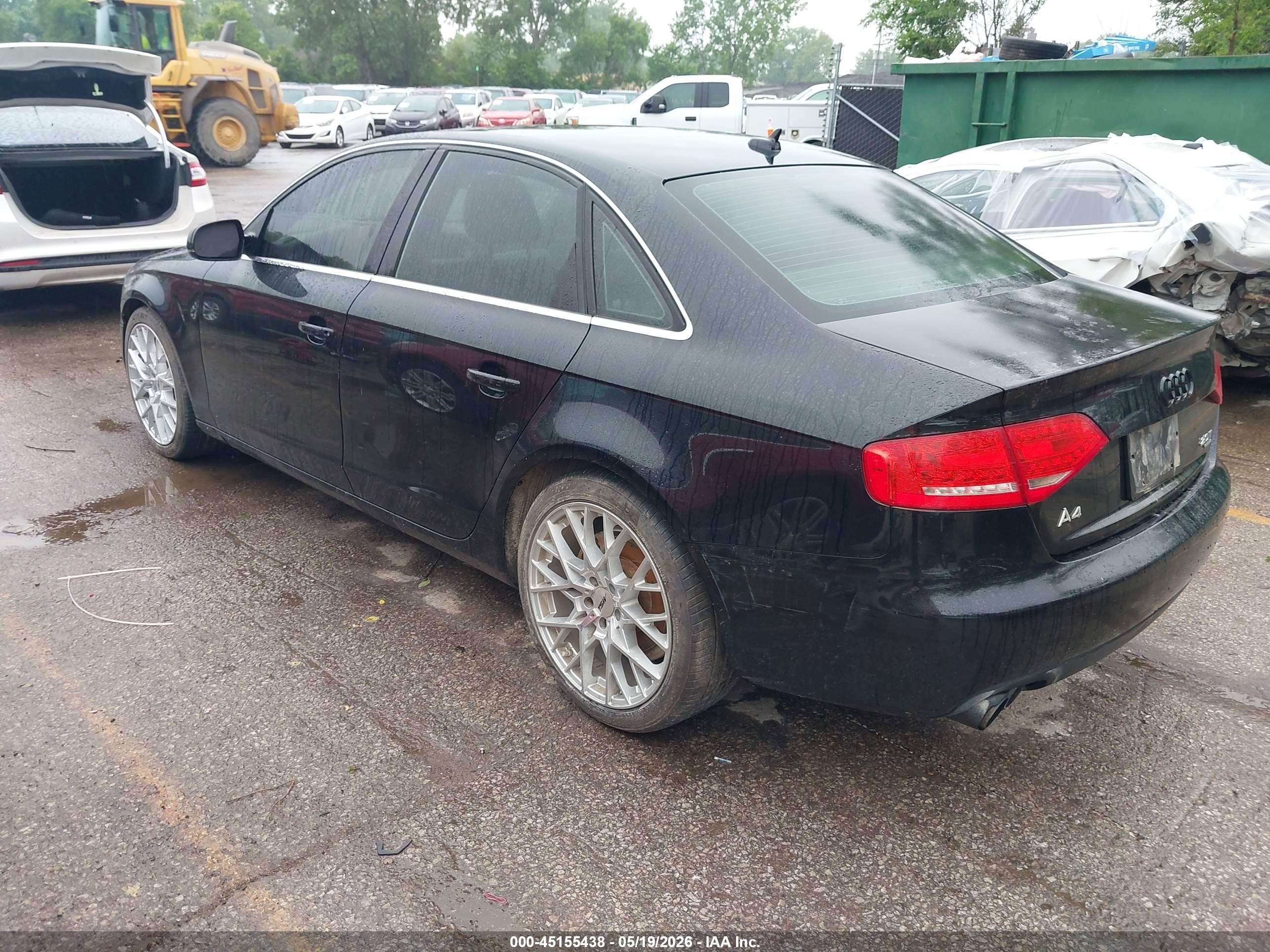 2011 Audi A4 2.0t Premium Black vin: WAUHFAFLXBN013723