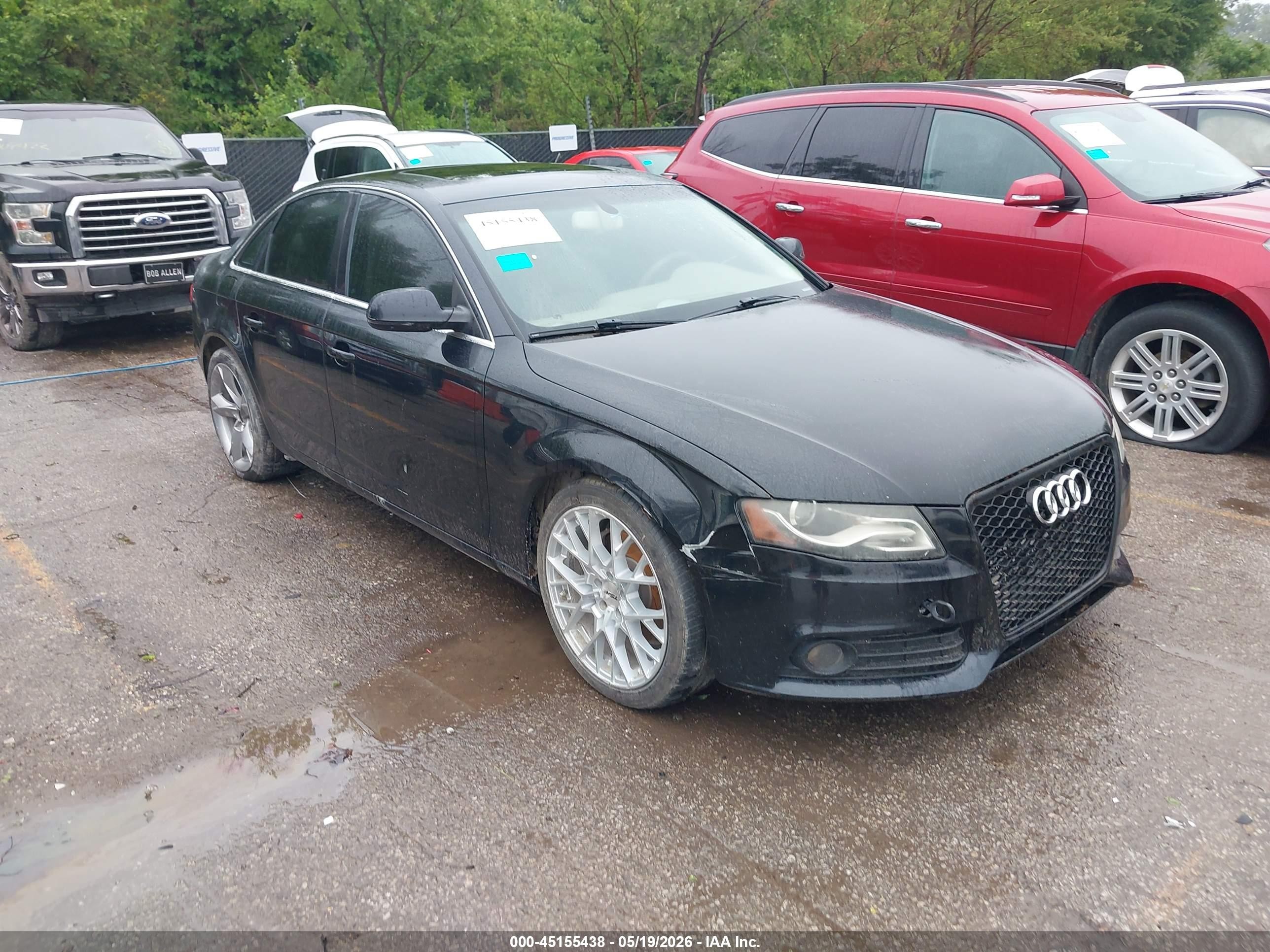2011 Audi A4 2.0t Premium Black vin: WAUHFAFLXBN013723