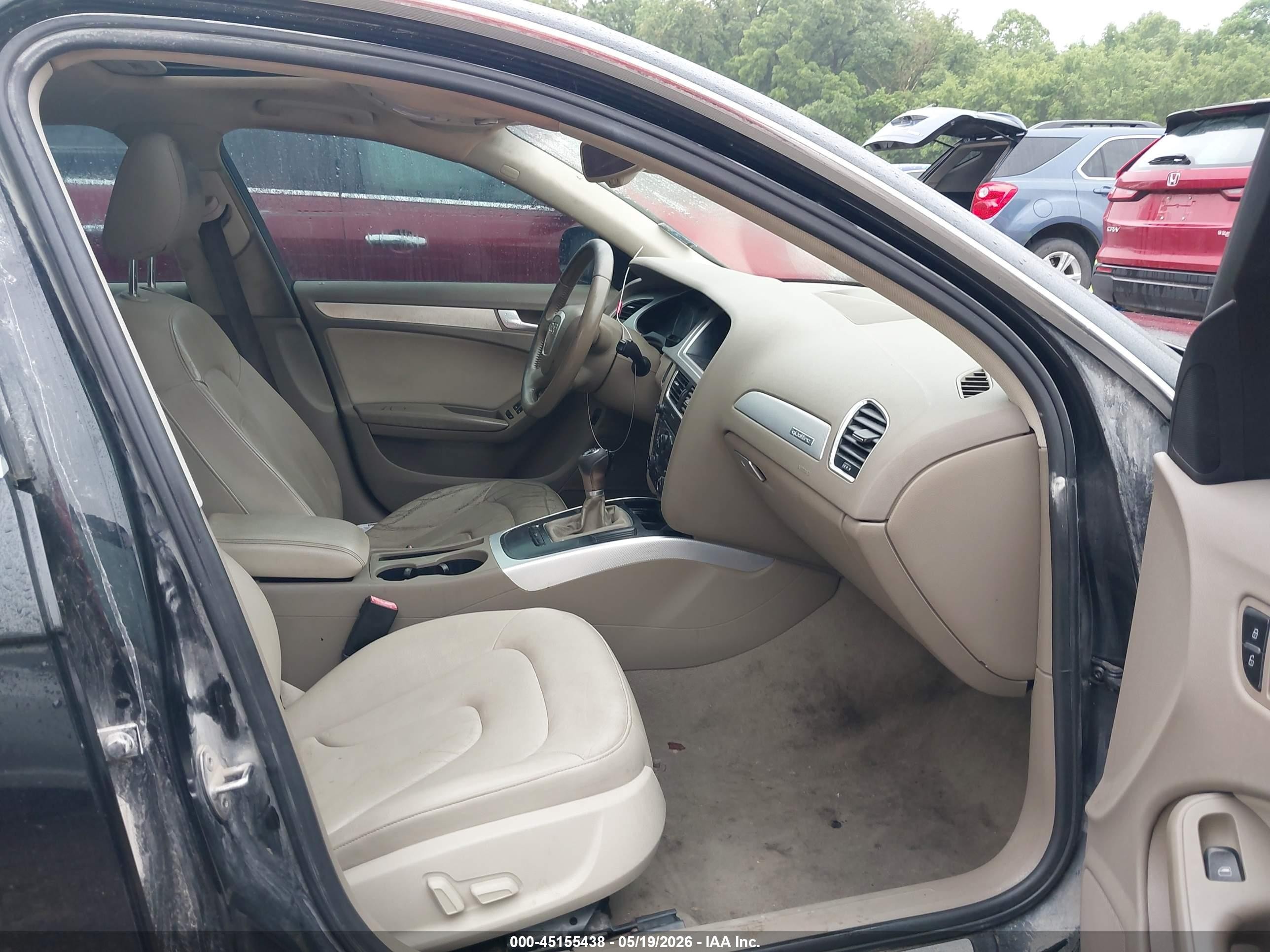 2011 Audi A4 2.0t Premium Black vin: WAUHFAFLXBN013723