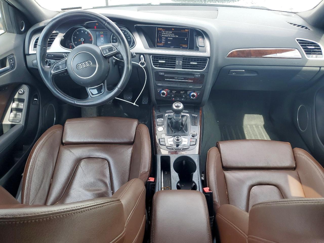 2014 Audi A4 Premium Plus White vin: WAUHFAFLXEA040741
