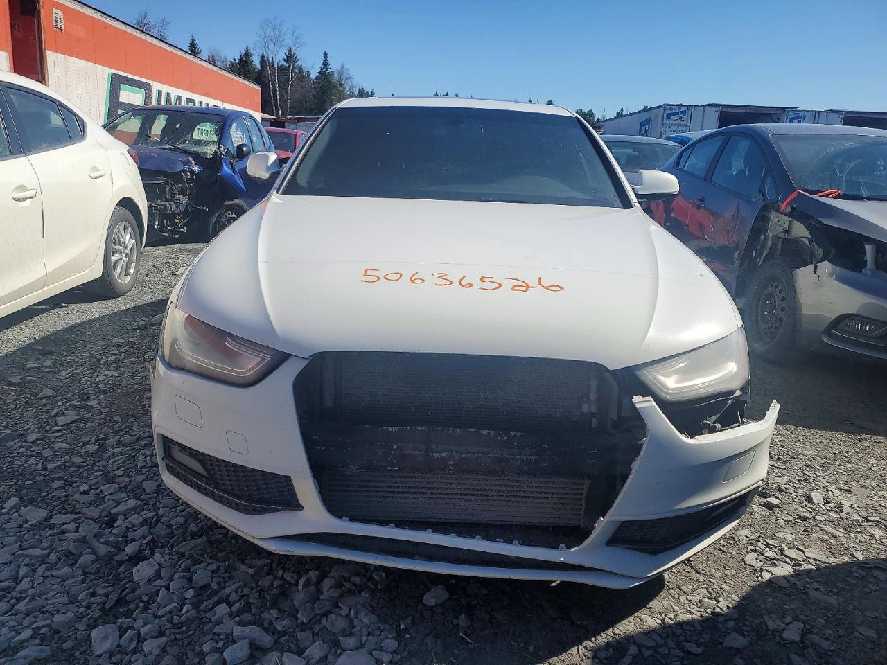 2013 Audi A4 Premium White vin: WAUHFCFL7DA182443