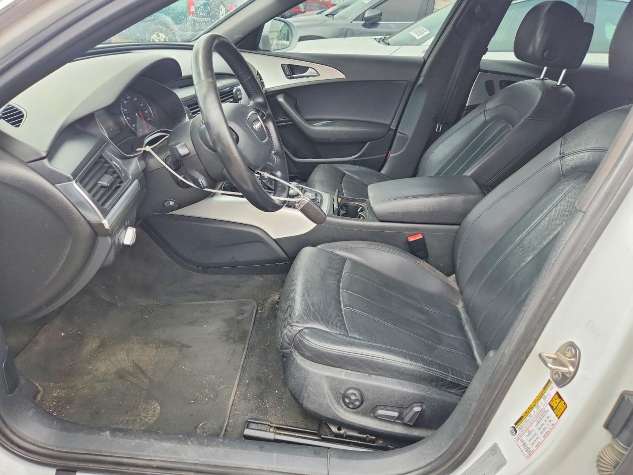 2012 Audi A6 Prestige White vin: WAUHGAFC0CN034305