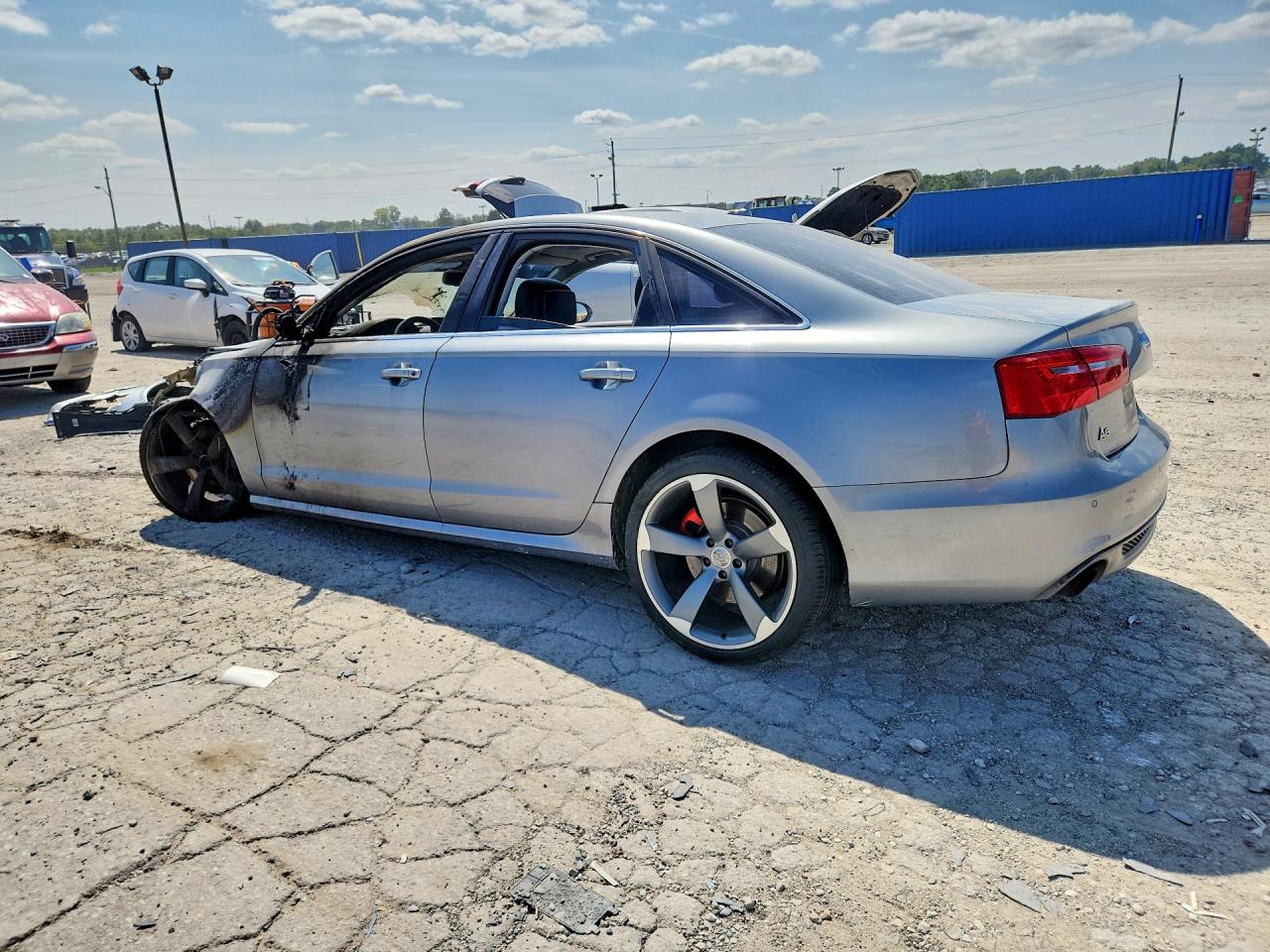 2012 Audi A6 Prestige Silver vin: WAUHGAFC0CN154735