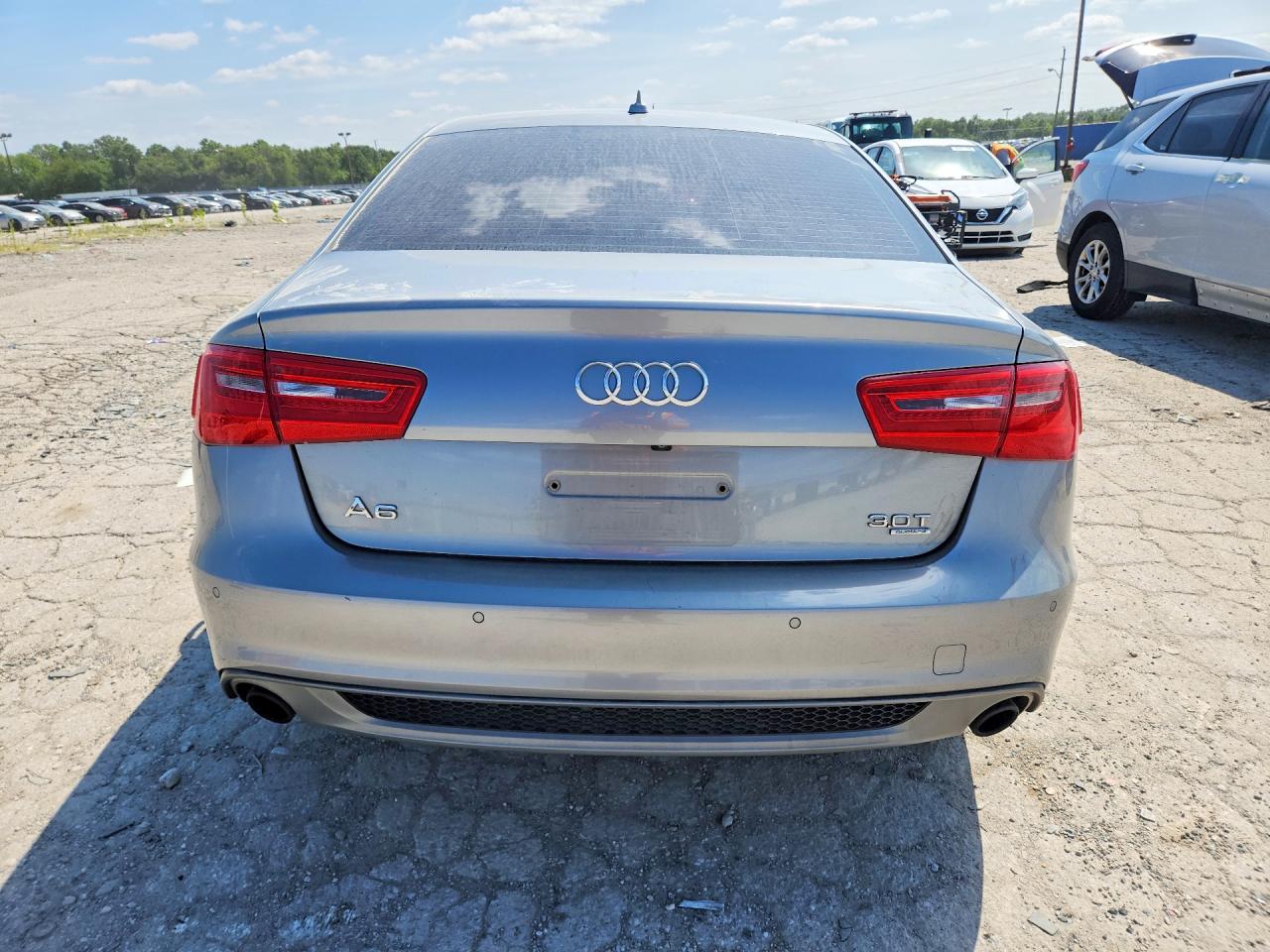 2012 Audi A6 Prestige Silver vin: WAUHGAFC0CN154735