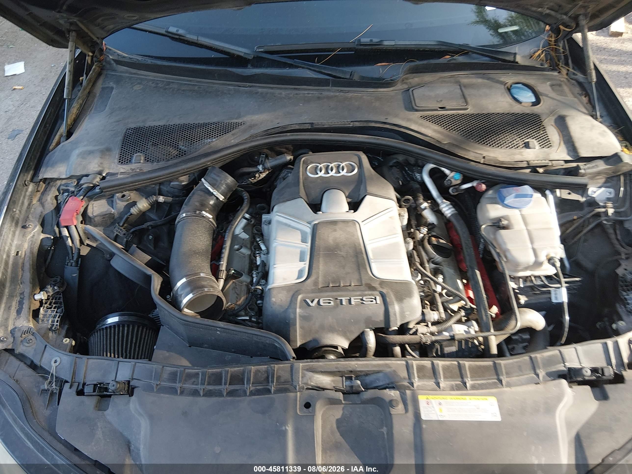 2012 Audi A6 3.0t Prestige Black vin: WAUHGAFC0CN161958